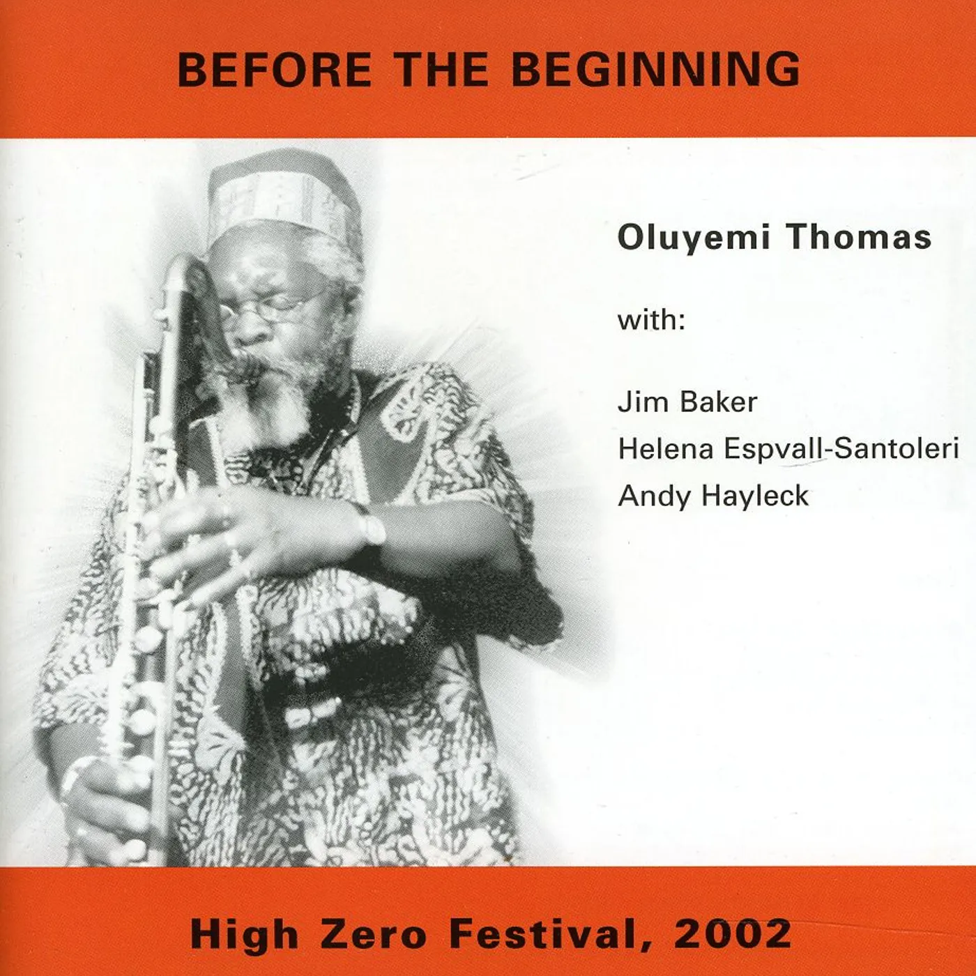 Oluyemi Thomas BEFORE THE BEGINNING CD