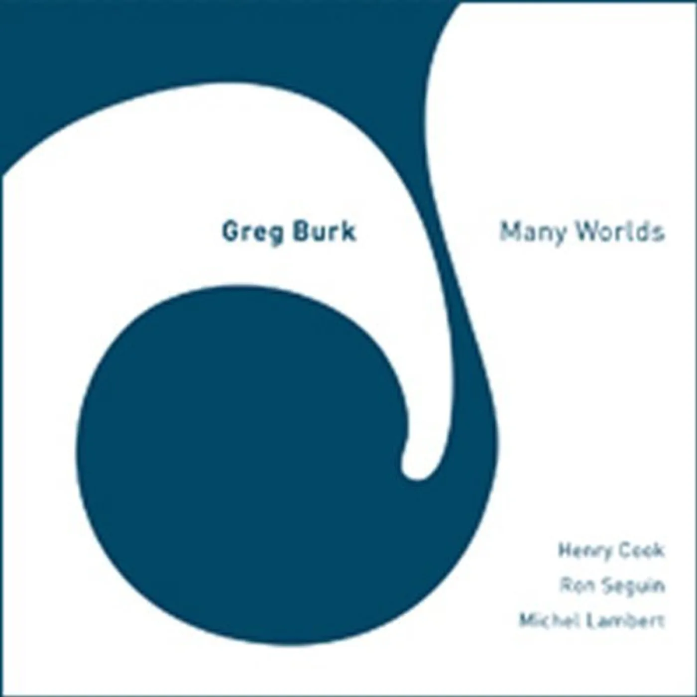 Greg Burk MANY WORLDS CD