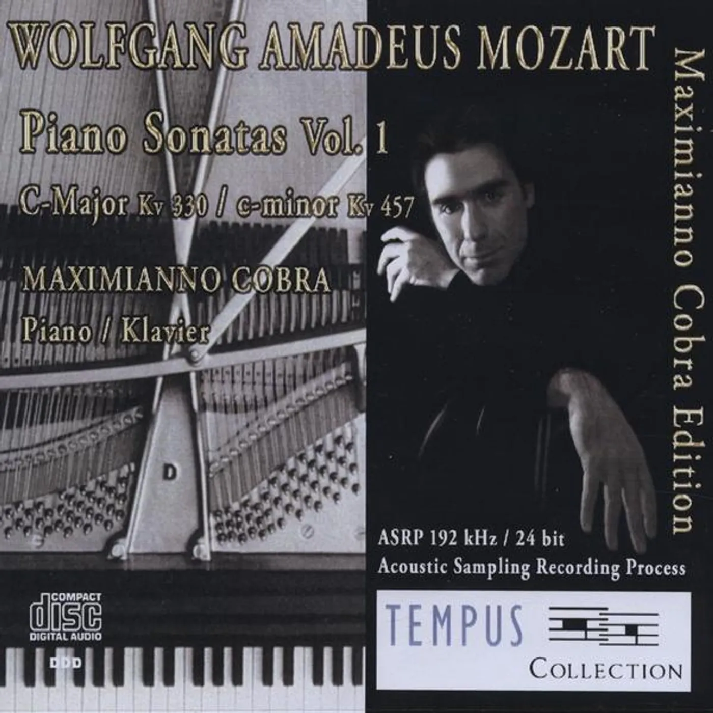 Maximianno Cobra MOZART-PIANO SONATAS C-MAJOR KV 330-C-MINOR KV 457 CD