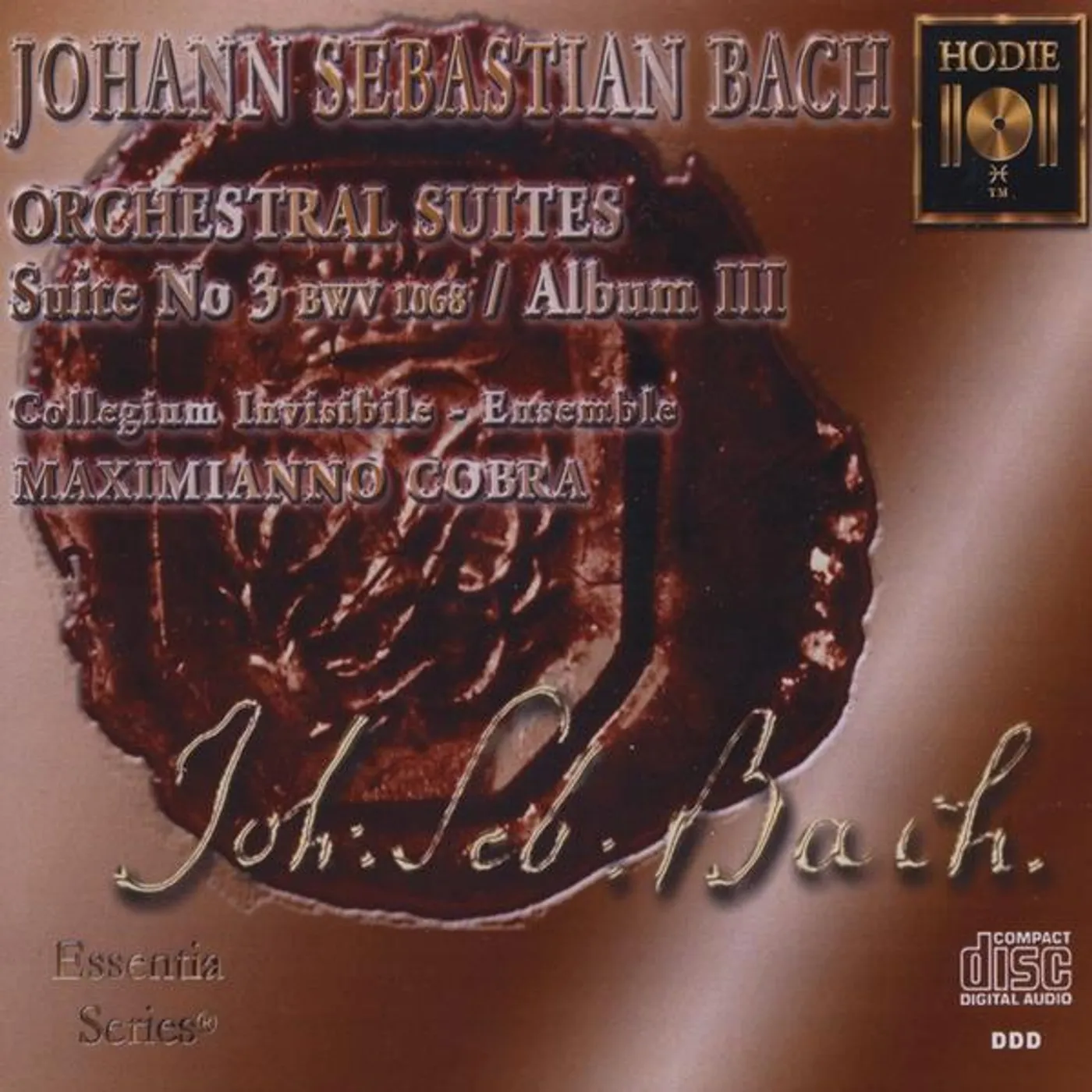 Maximianno Cobra J. S. BACH-ORCHESTRAL SUITE NO. 3 BWV 1068 CD