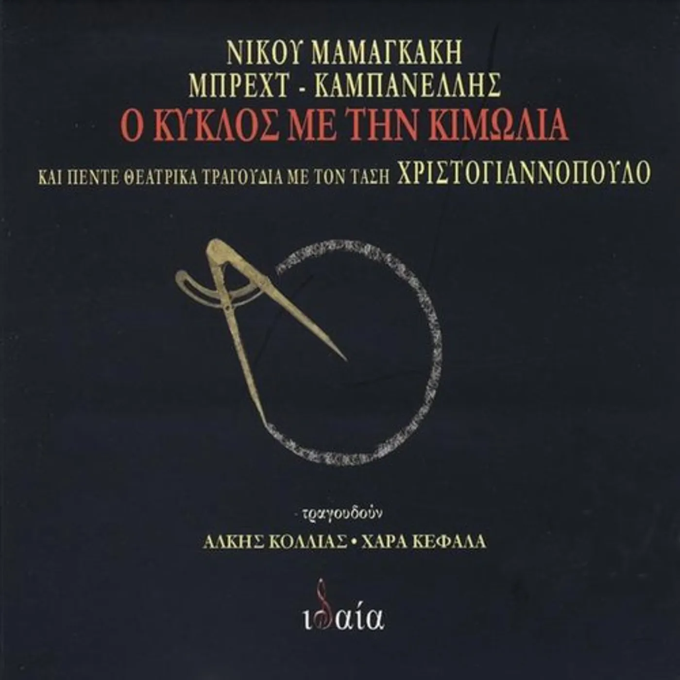 Nikos Mamangakis O KYKLOS ME TIN KIMOLIA (THE CIRCLE OF CHALK) CD