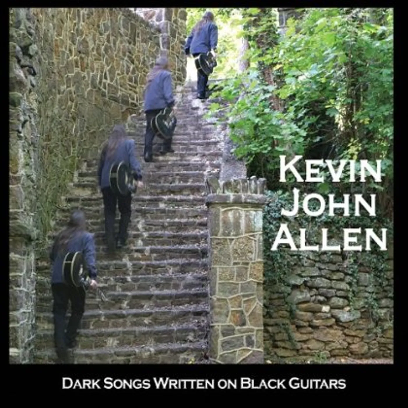 Kevin John Allen DARK SONGS WRITTEN ON BLACK GUITARS CD