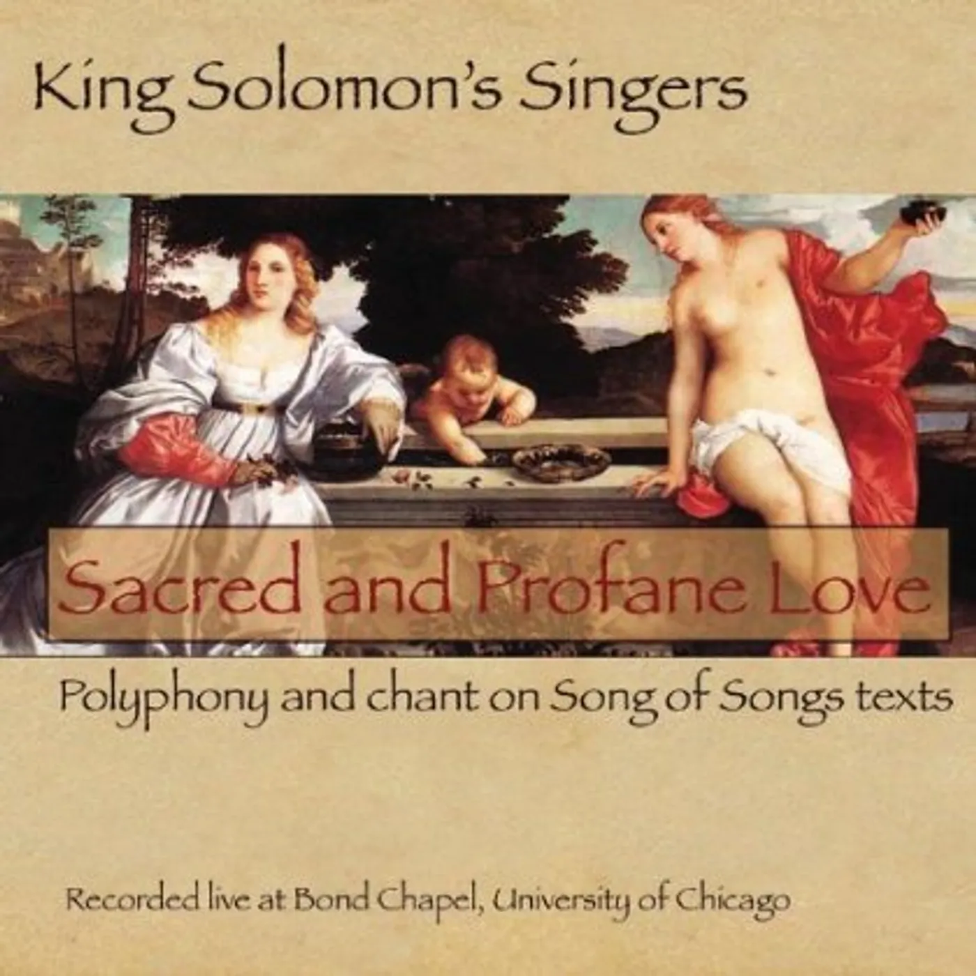 King Solomon's Singers SACRED & PROFANE LOVE CD