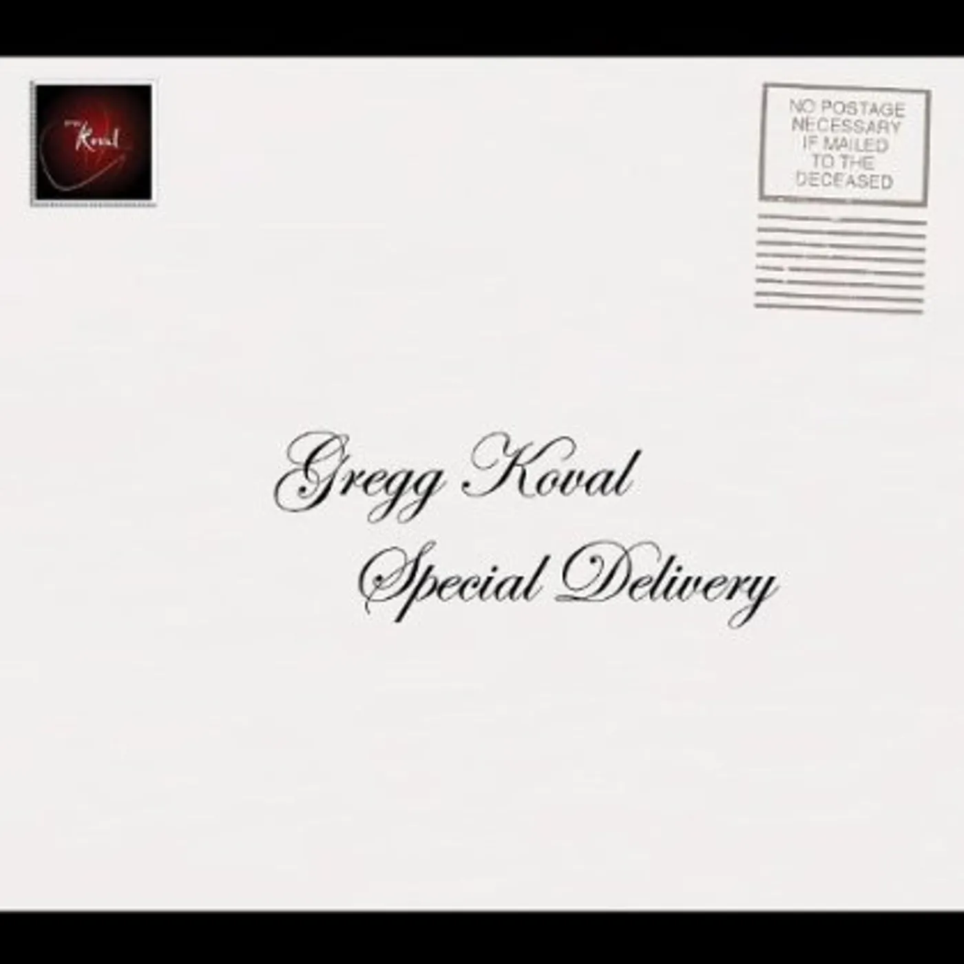 Gregg Koval SPECIAL DELIVERY CD