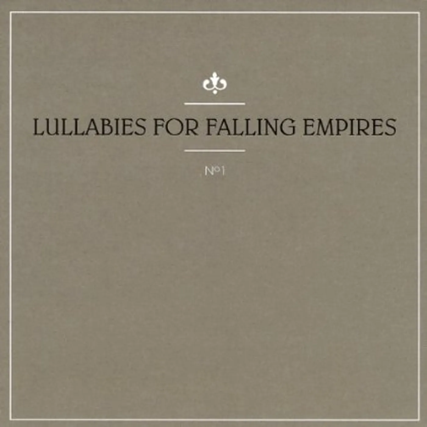Lullabies for Falling Empires NO. 1 CD