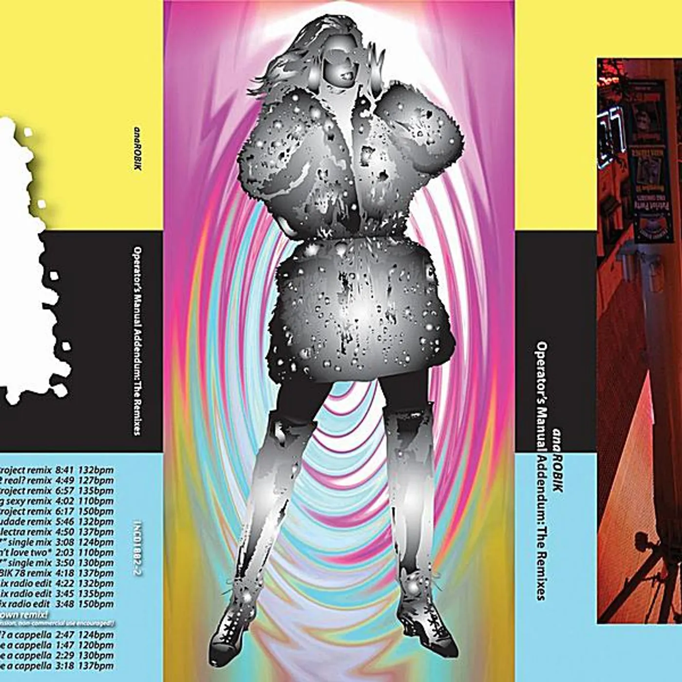 anaROBIK OPERATOR'S MANUAL ADDENDUM: THE REMIXES CD