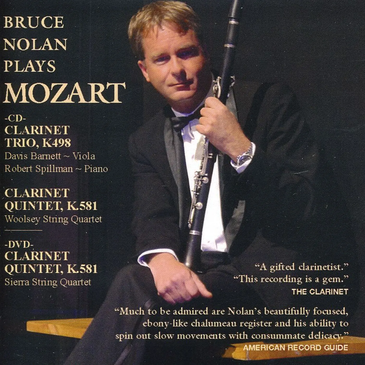 Bruce Nolan PLAYS MOZART CD