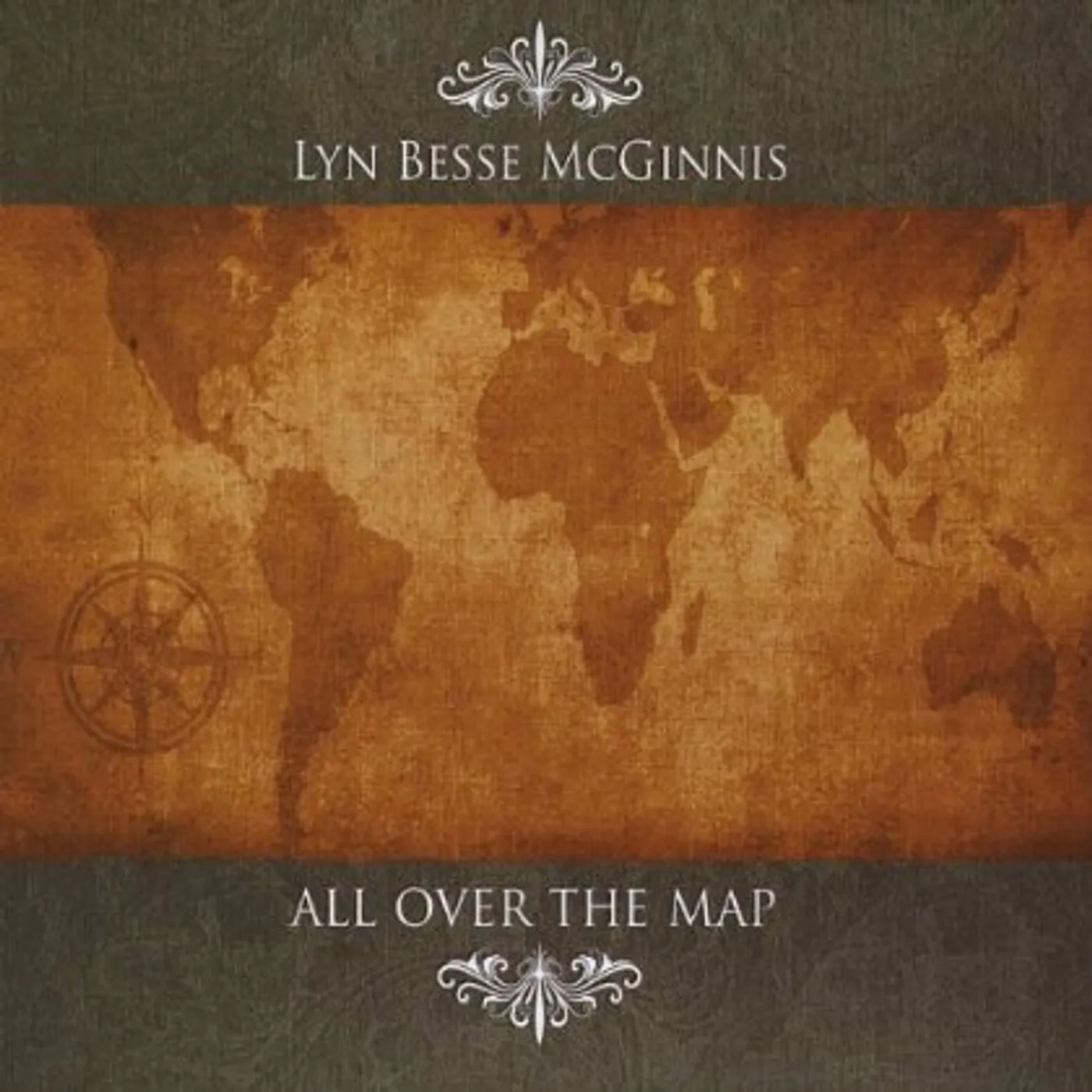 Lyn Besse McGinnis ALL OVER THE MAP CD