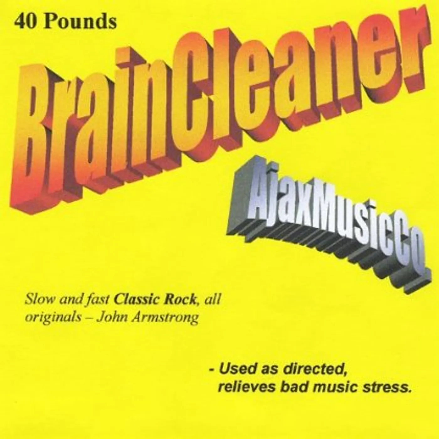 John Armstrong BRAINCLEANER CD