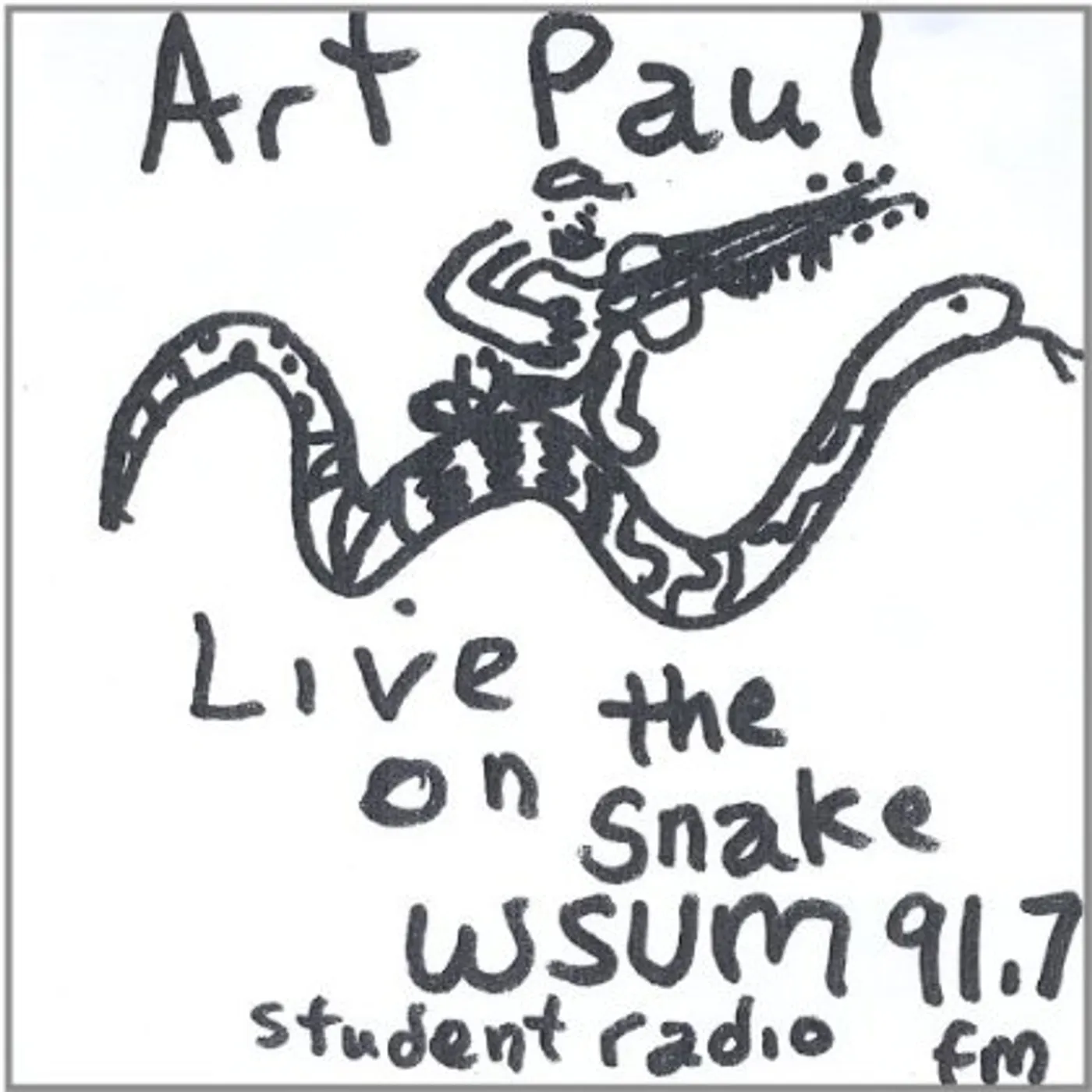 Art Paul Schlosser LIVE ON THE SNAKE CD