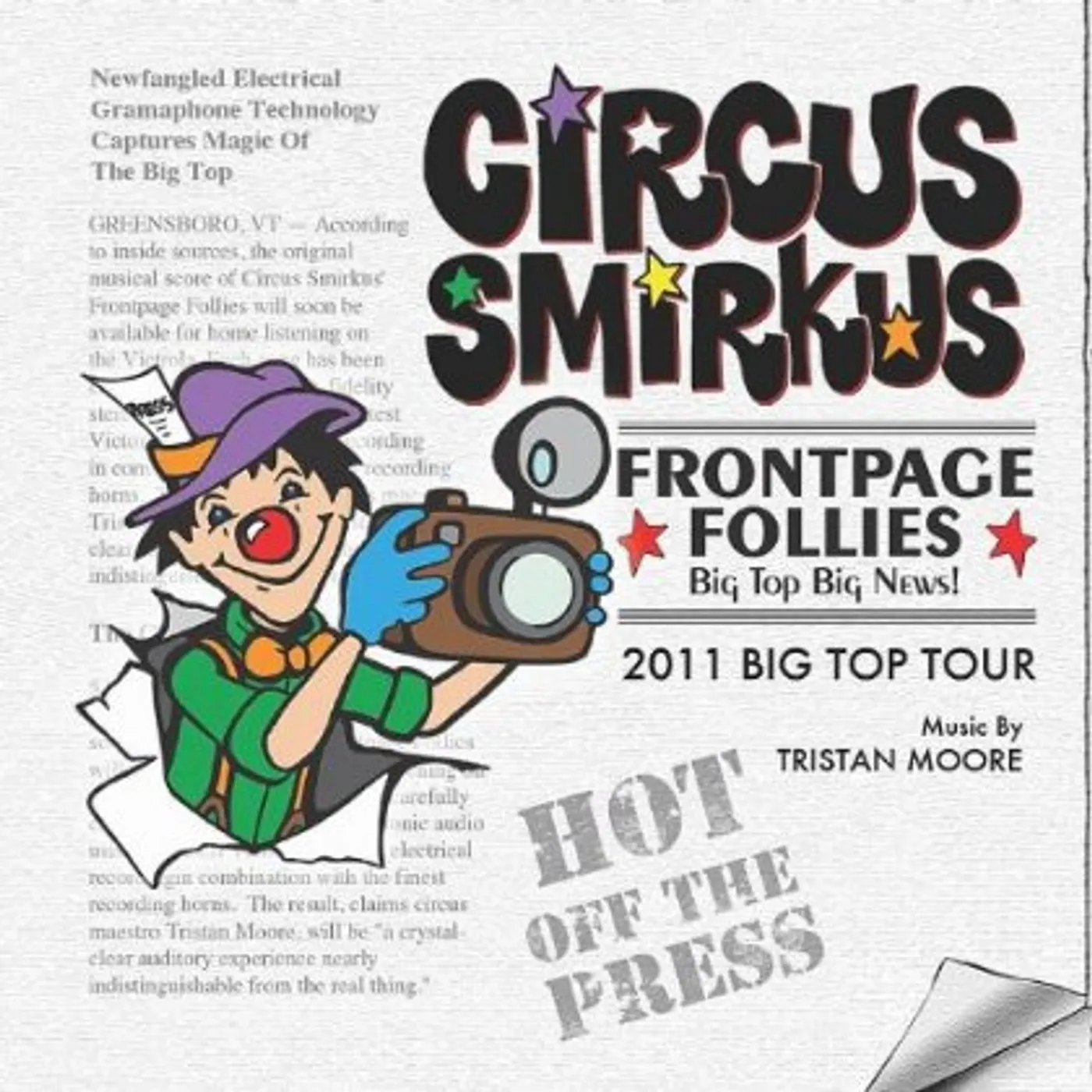 Tristan Moore CIRCUS SMIRKUS: FRONTPAGE FOLLIES CD