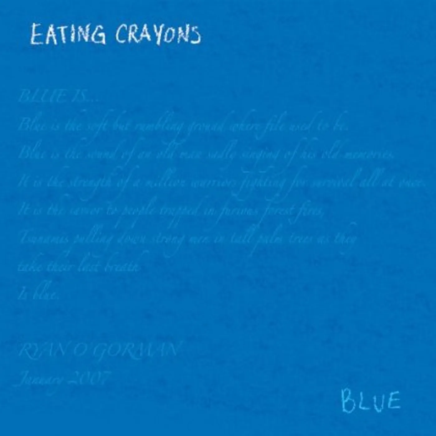 Eating Crayons BLUE CD