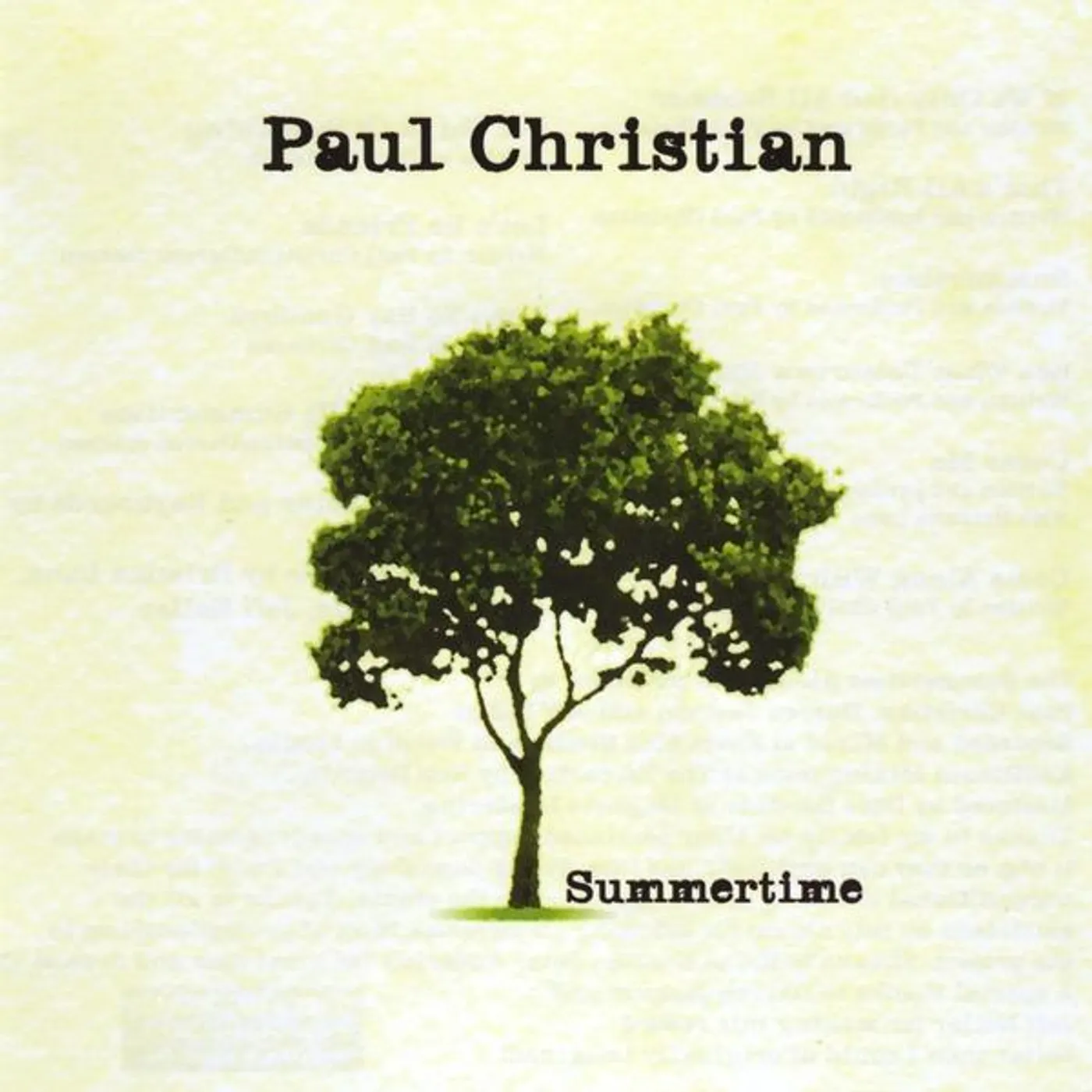 Paul Christian SUMMERTIME CD