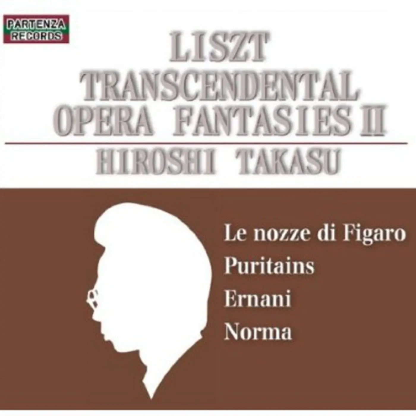 Hiroshi Takasu LISZT TRANSCENDENTAL OPERA FANTASIES II CD