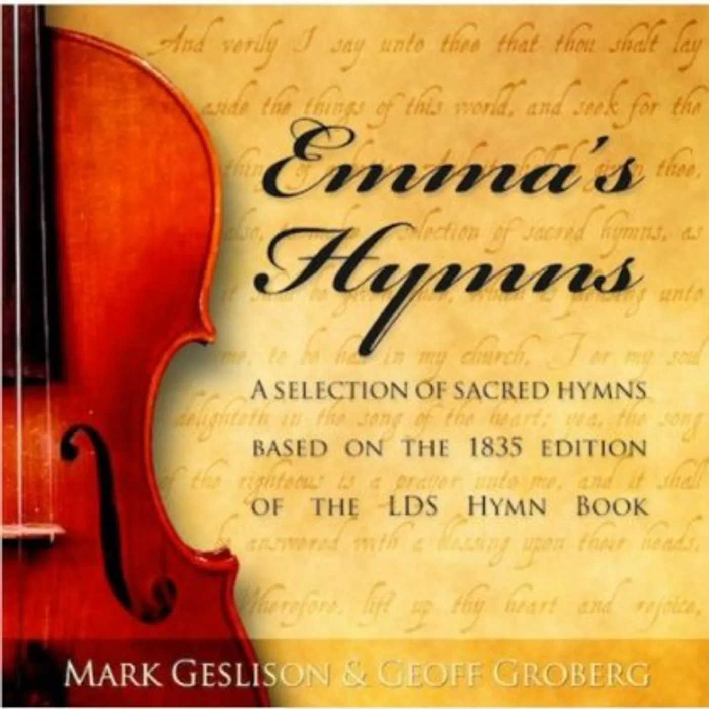 Mark Geslison EMMAS HYMNS CD