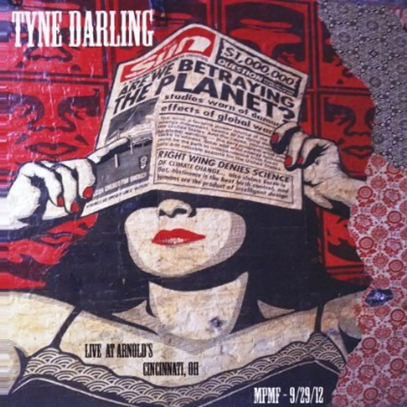 Tyne Darling LIVE AT ARNOLDS: CINCINNATI OH 9/29/12 CD