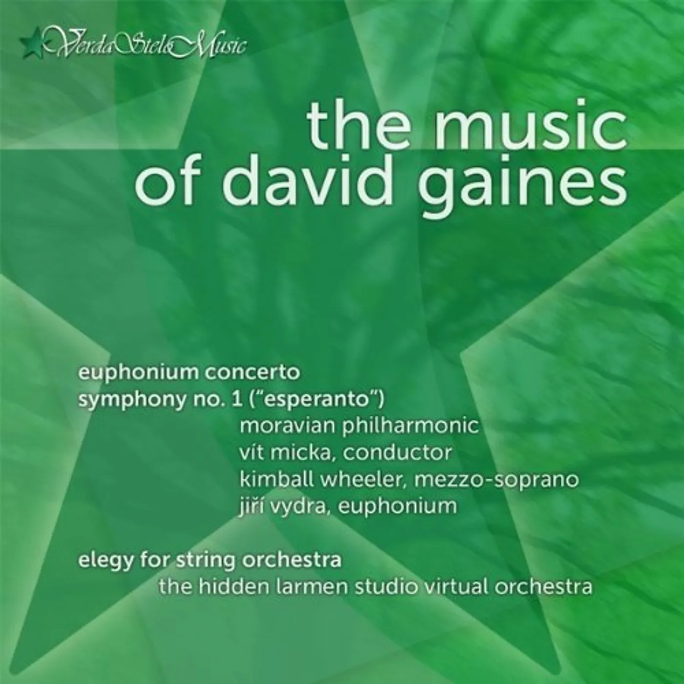 Moravian Philharmonic THE MUSIC OF DAVID GAINES [REMASTERED] CD