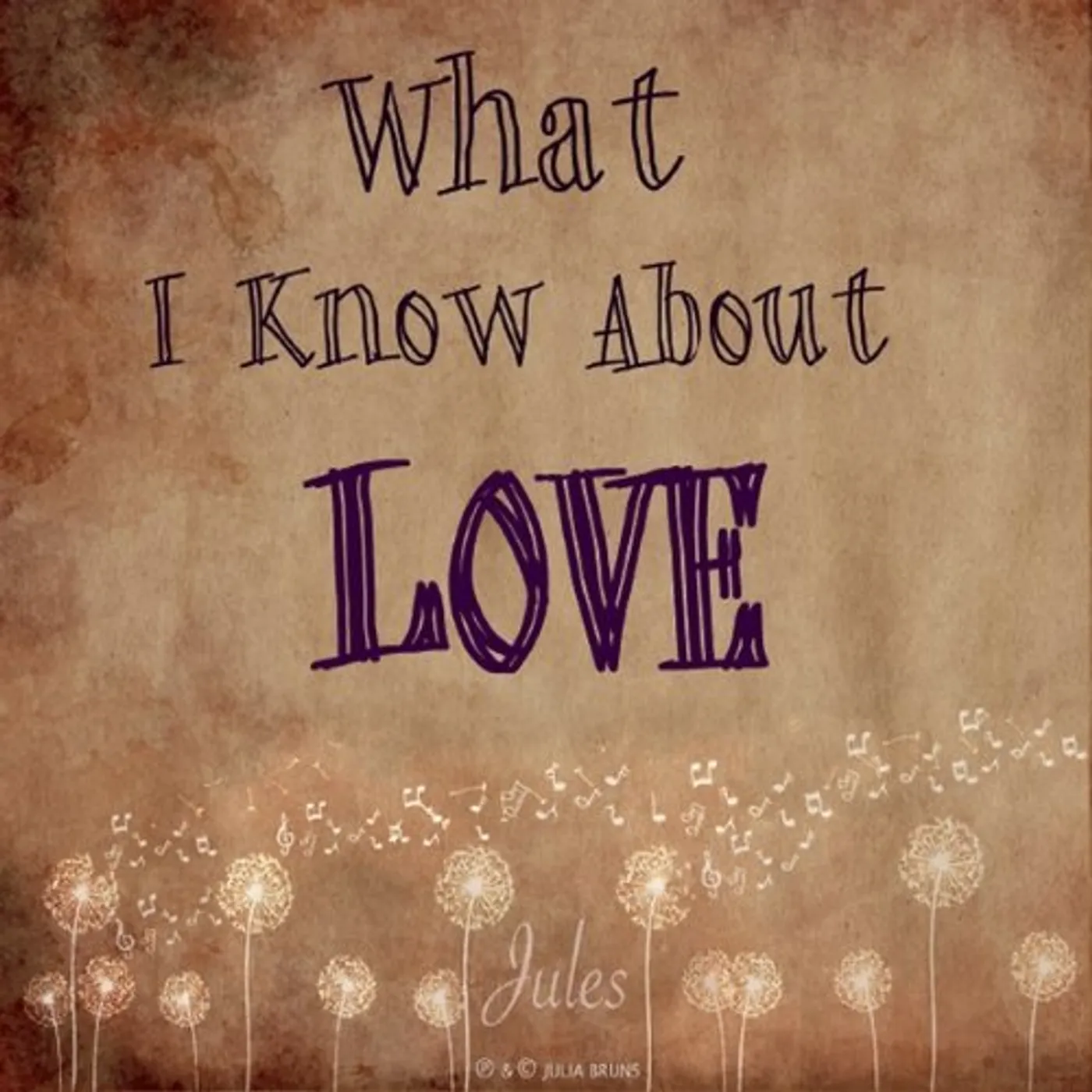 Jules WHAT I KNOW ABOUT LOVE CD