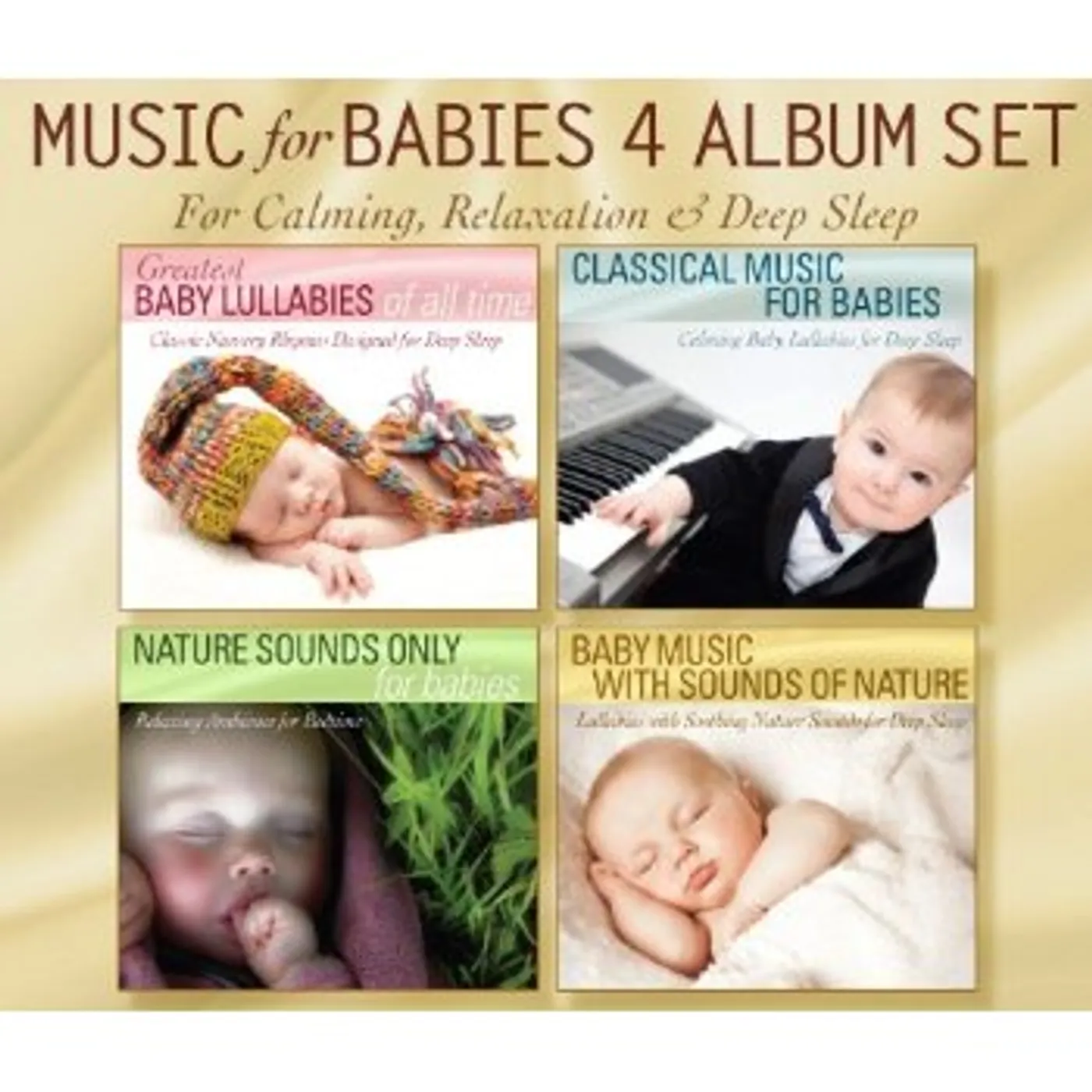 Robbins Island Music Group MUSIC FOR BABIES 4 ALBUM SET: GREATEST BABY LULLAB CD