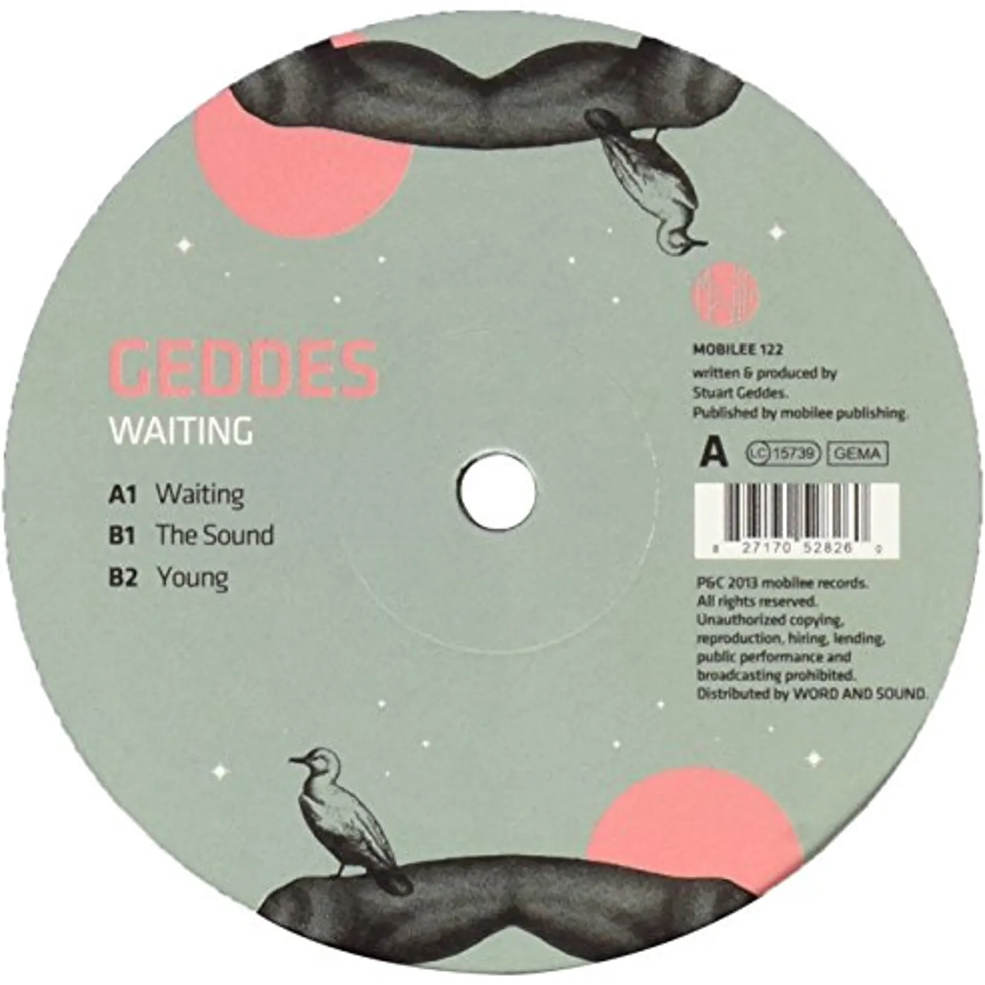 Geddes Waiting Vinyl Record