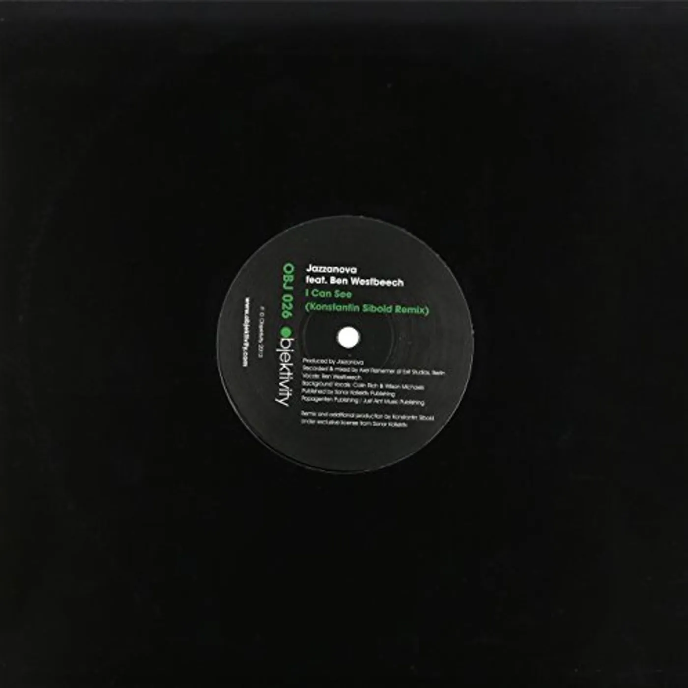 Jazzanova I Can See (Konstantin Sibold Remix) Vinyl Record