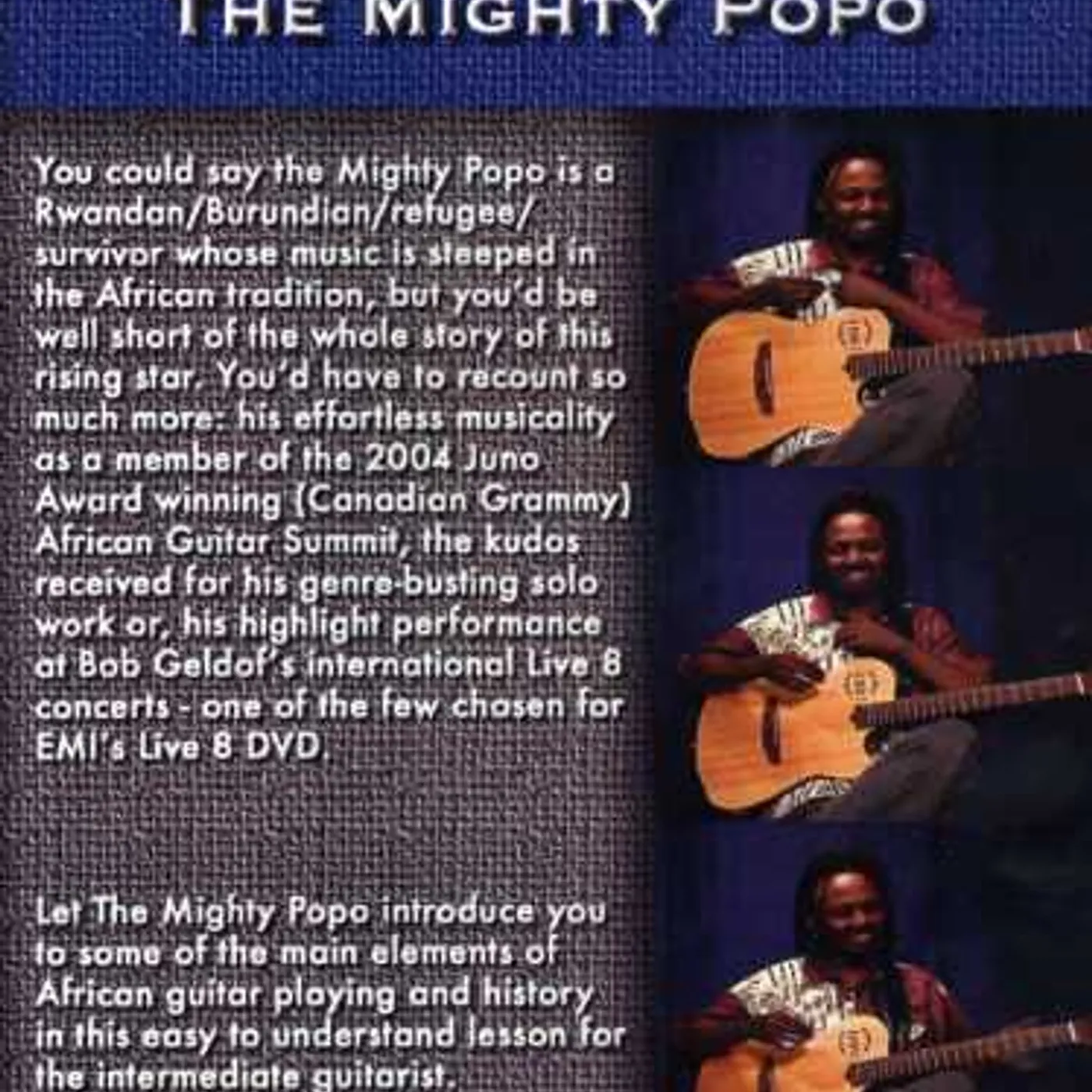 Mighty Popo AFRICAN GUITAR DVD