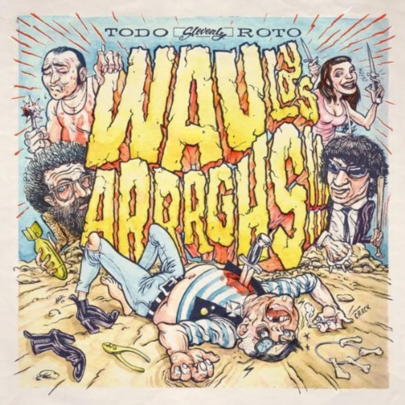 Wau y Los Arrrghs!!! TODO ROTO CD