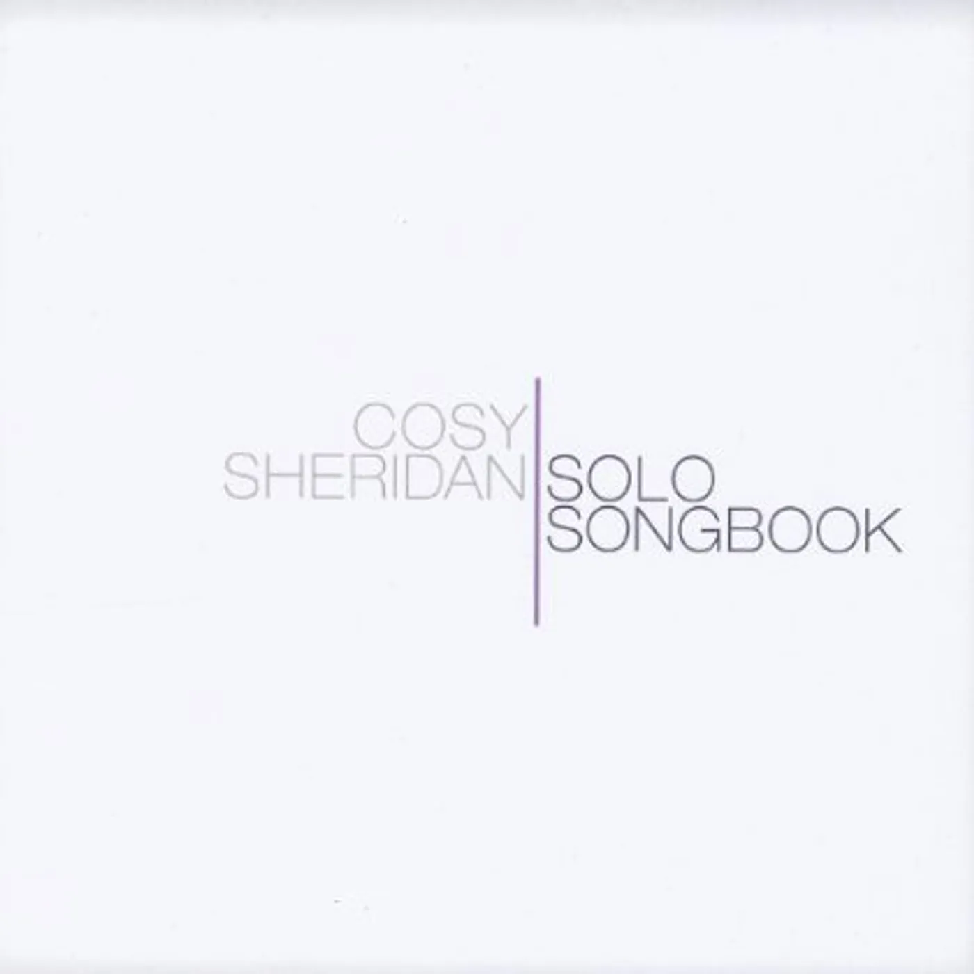 Cosy Sheridan SOLO SONGBOOK CD