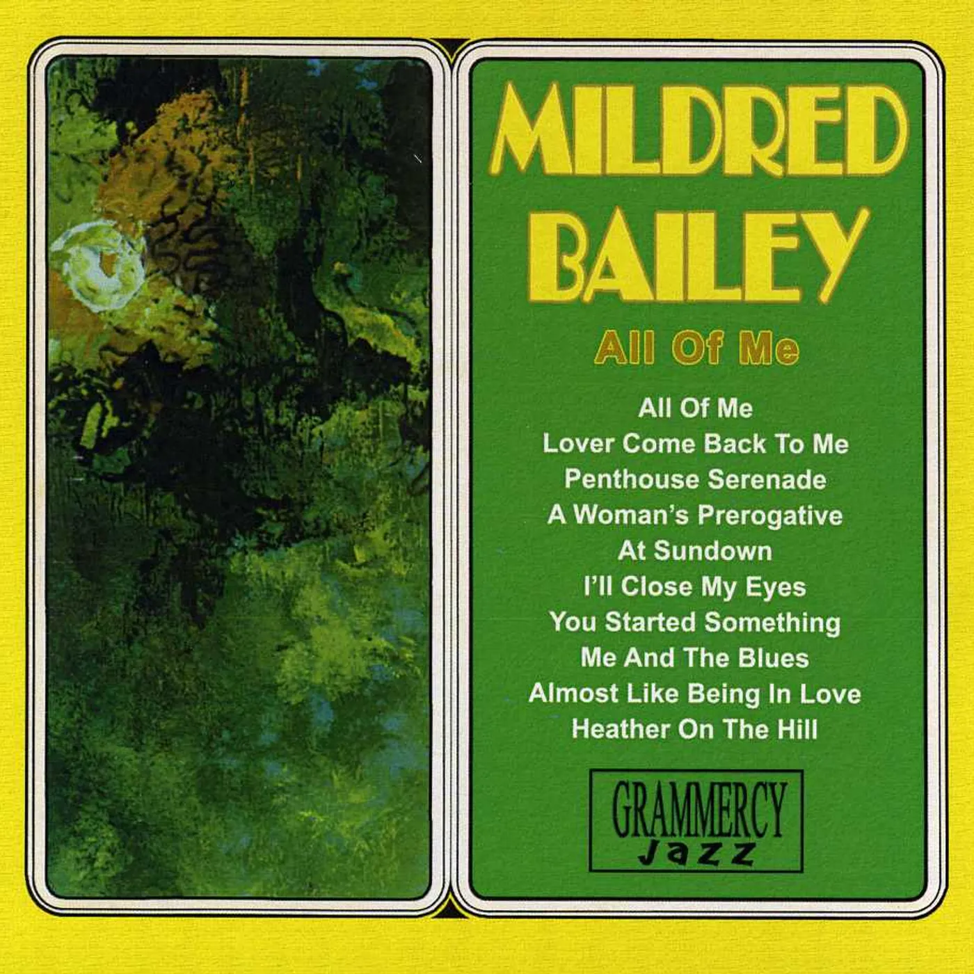 Mildred Bailey ALL OF ME CD