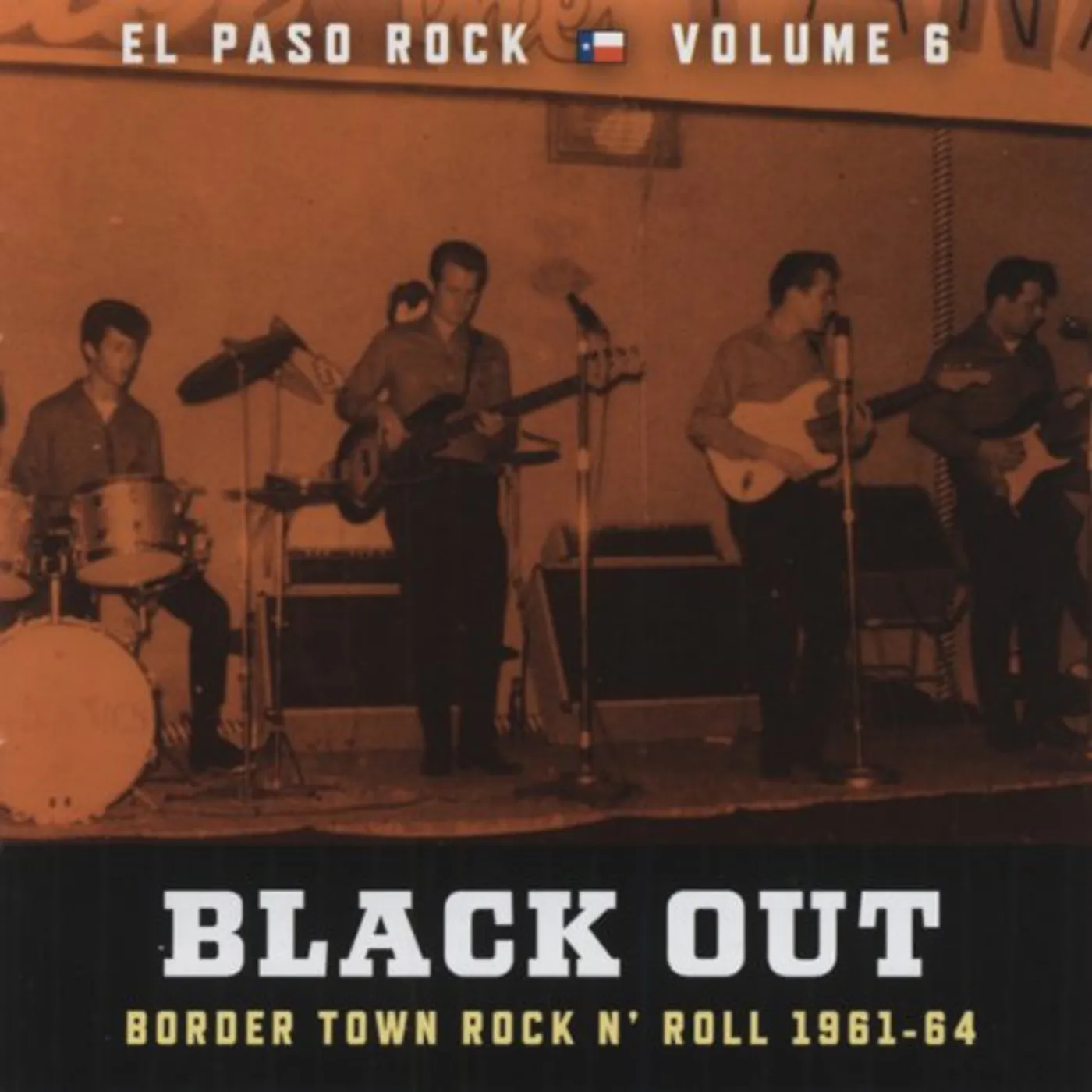 BLACK OUT: EL PASO ROCK 6 Vinyl Record