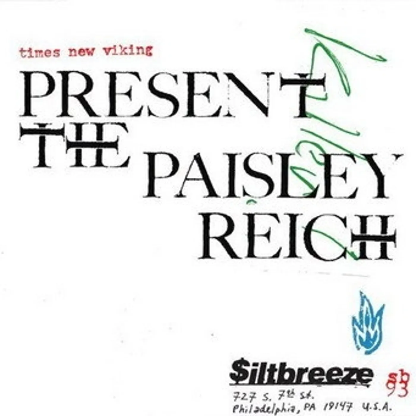 Times New Viking PAISLEY REICH Vinyl Record