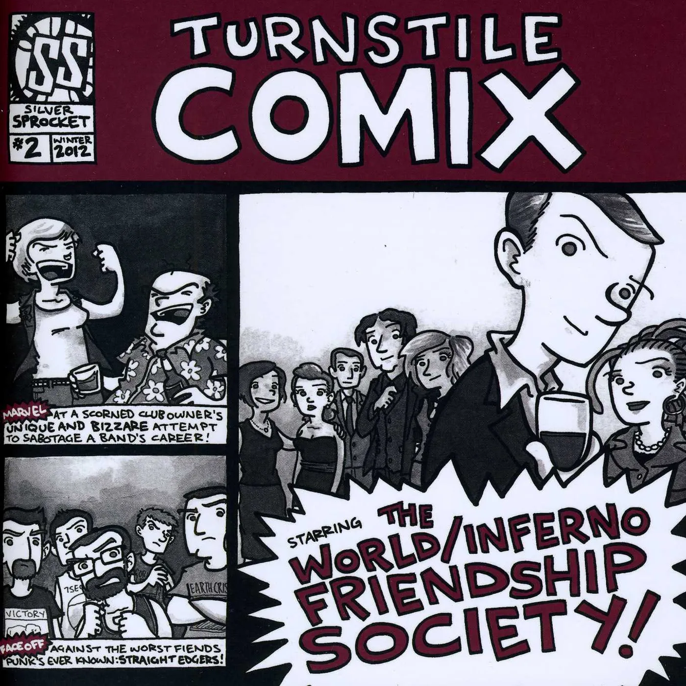 World / Inferno Friendship Society TURNSTILE COMIX 2 Vinyl Record