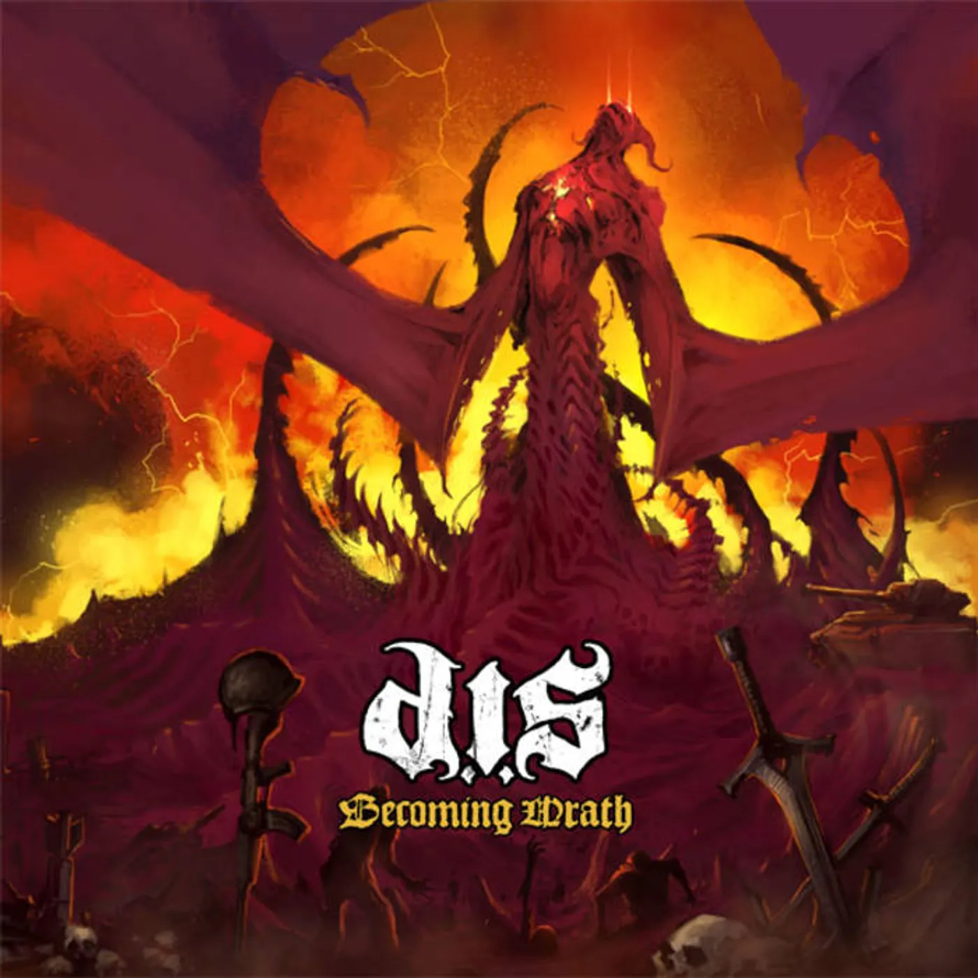 Destroyed In Seconds BECOMING WRATH Vinyl Record