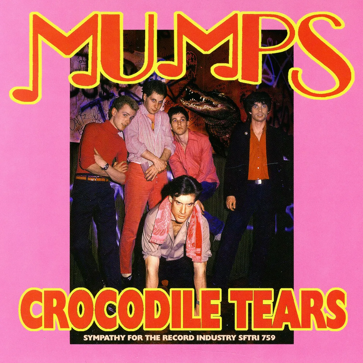 Mumps CROCODILE TEARS/WAITING FOR THE WORLD TO CATCH UP? Vinyl Record