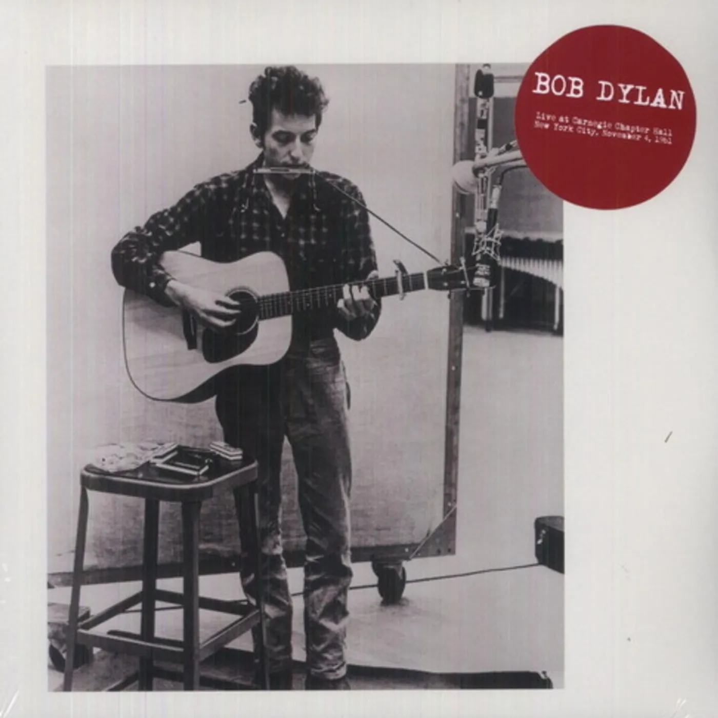 Bob Dylan LIVE AT CARNEGIE CHAPTER HALL NEW YORK CITY Vinyl Record