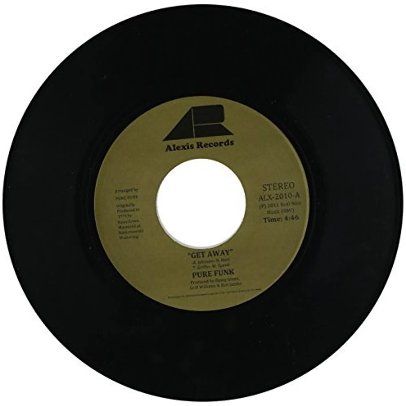 Pure Funk GET AWAY/NOTHING LEFT IS REAL Vinyl Record