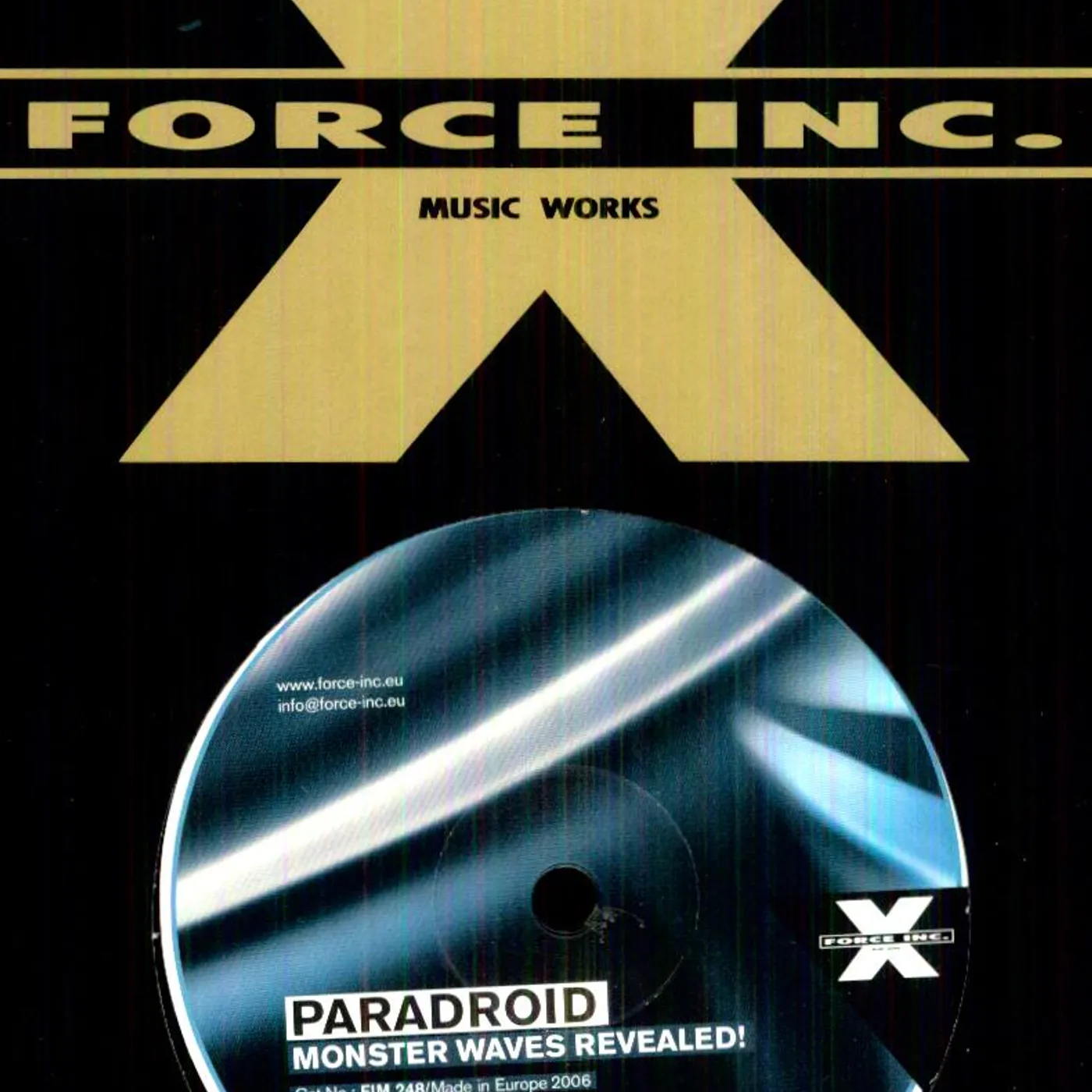 Paradroid Monster Waves Revealed Vinyl Record