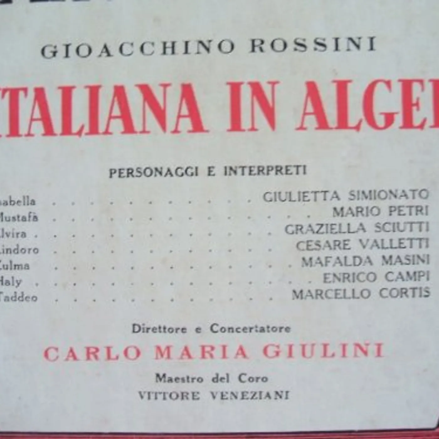 G. Puccini TOSCA CALLAS/LA SCALA/DE SABATA Vinyl Record