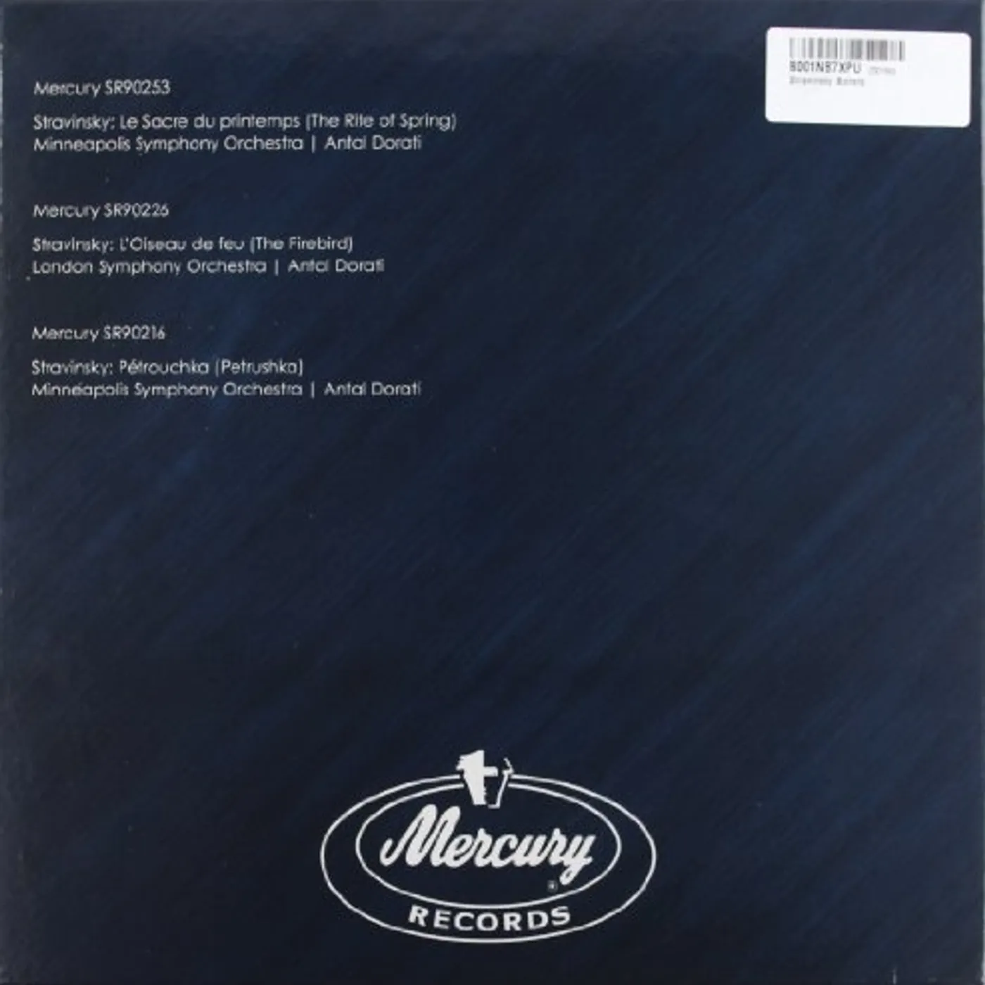 Antal Doráti STRAVINSKY BALLETS-MERCURY SR90216 SR90226 SR90253 (Vinyl)