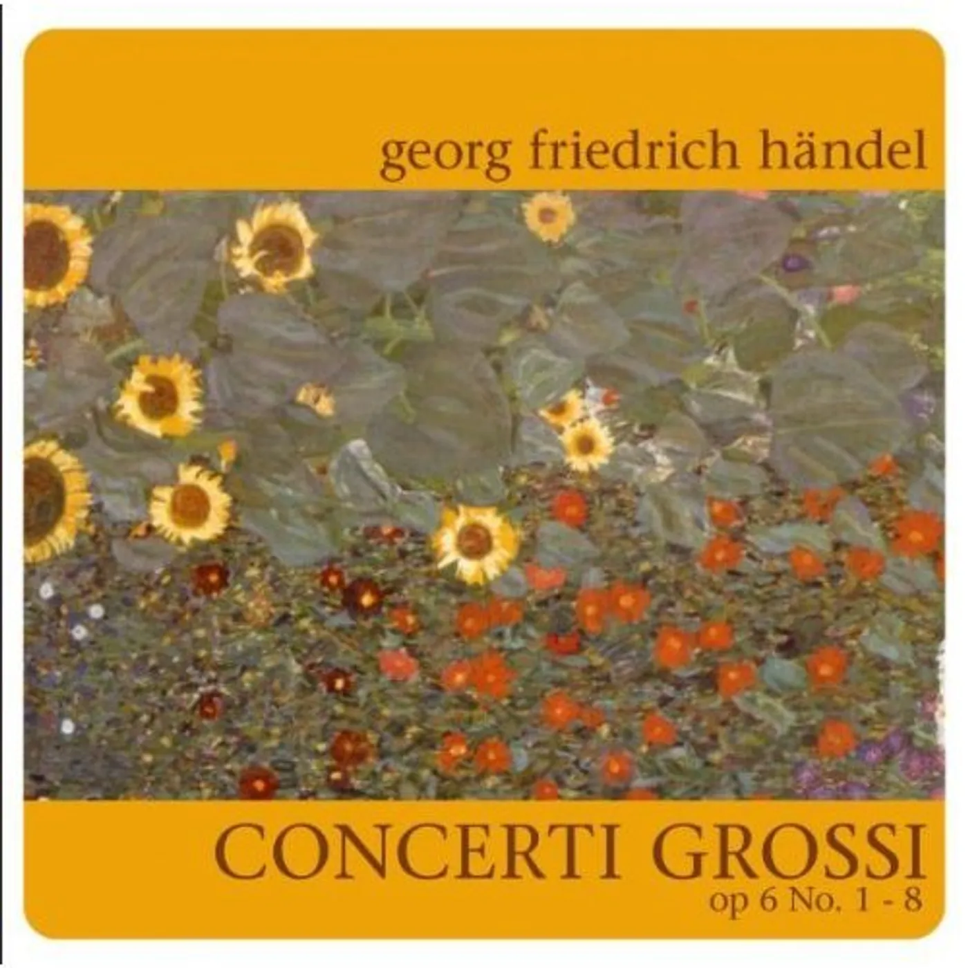 Georg Friedrich Handel CONCERTI GROSSI OP. 6 NO. 1-8 CD