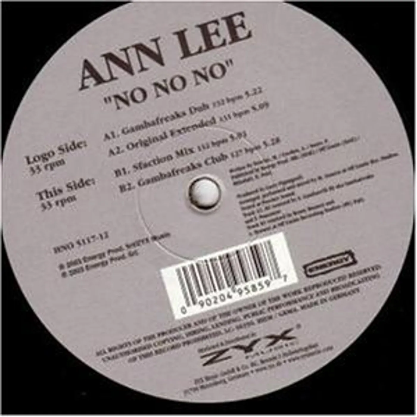 Ann Lee NO NO NO Vinyl Record