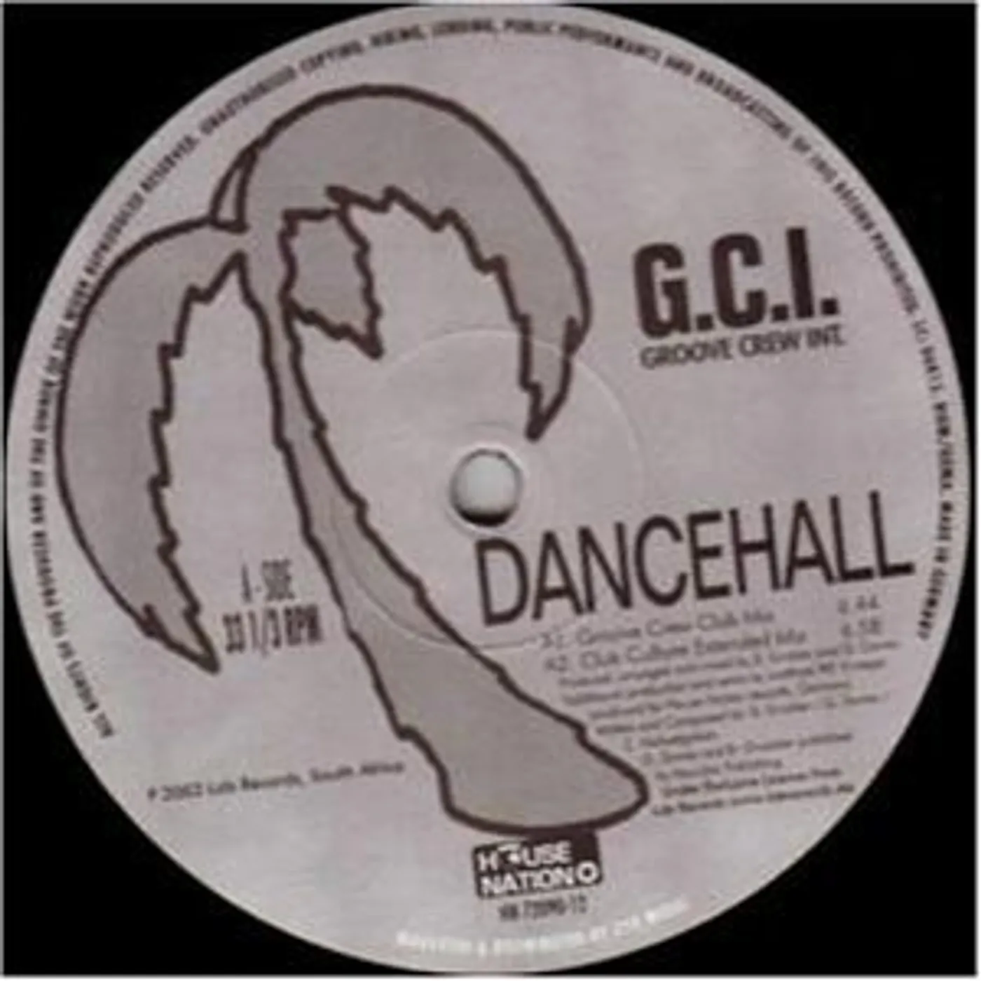 Dancehall GCU GROOVE CREW INTERNATIONAL Vinyl Record