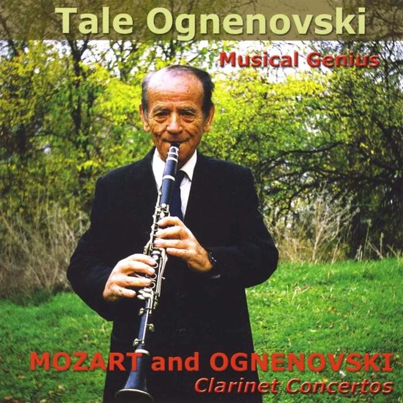 Tale Ognenovski MOZART & OGNENOVSKI CLARINET CONCERTOS CD