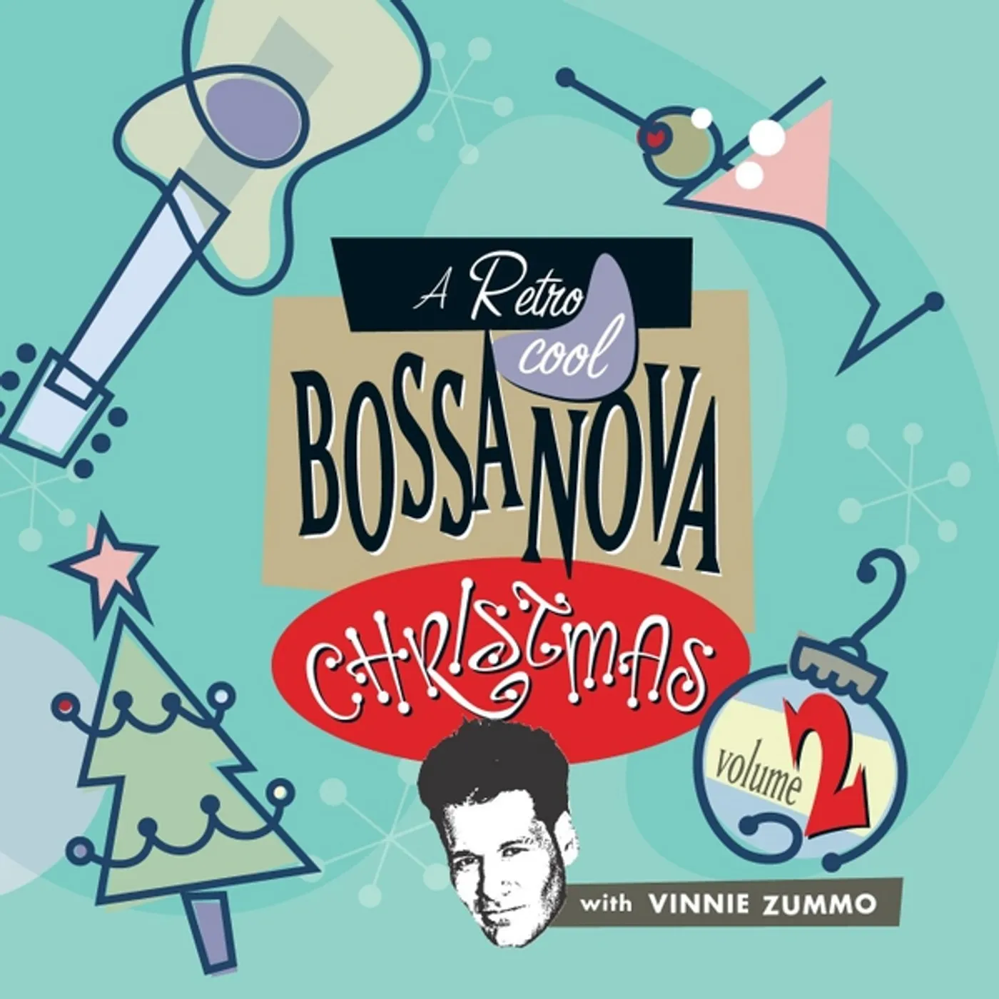 Vinnie Zummo RETRO COOL BOSSA NOVA CHRISTMAS 2 CD