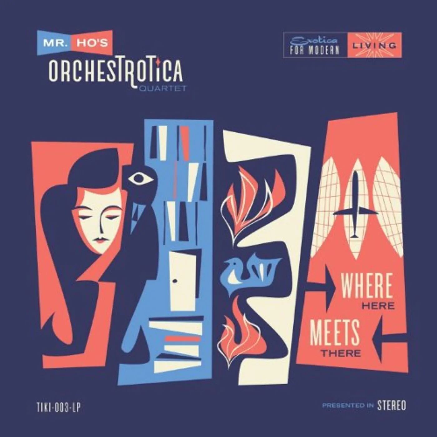 Mr. Ho's Orchestrotica WHERE HERE MEETS THERE (12-FIRST EDITION) Vinyl Record