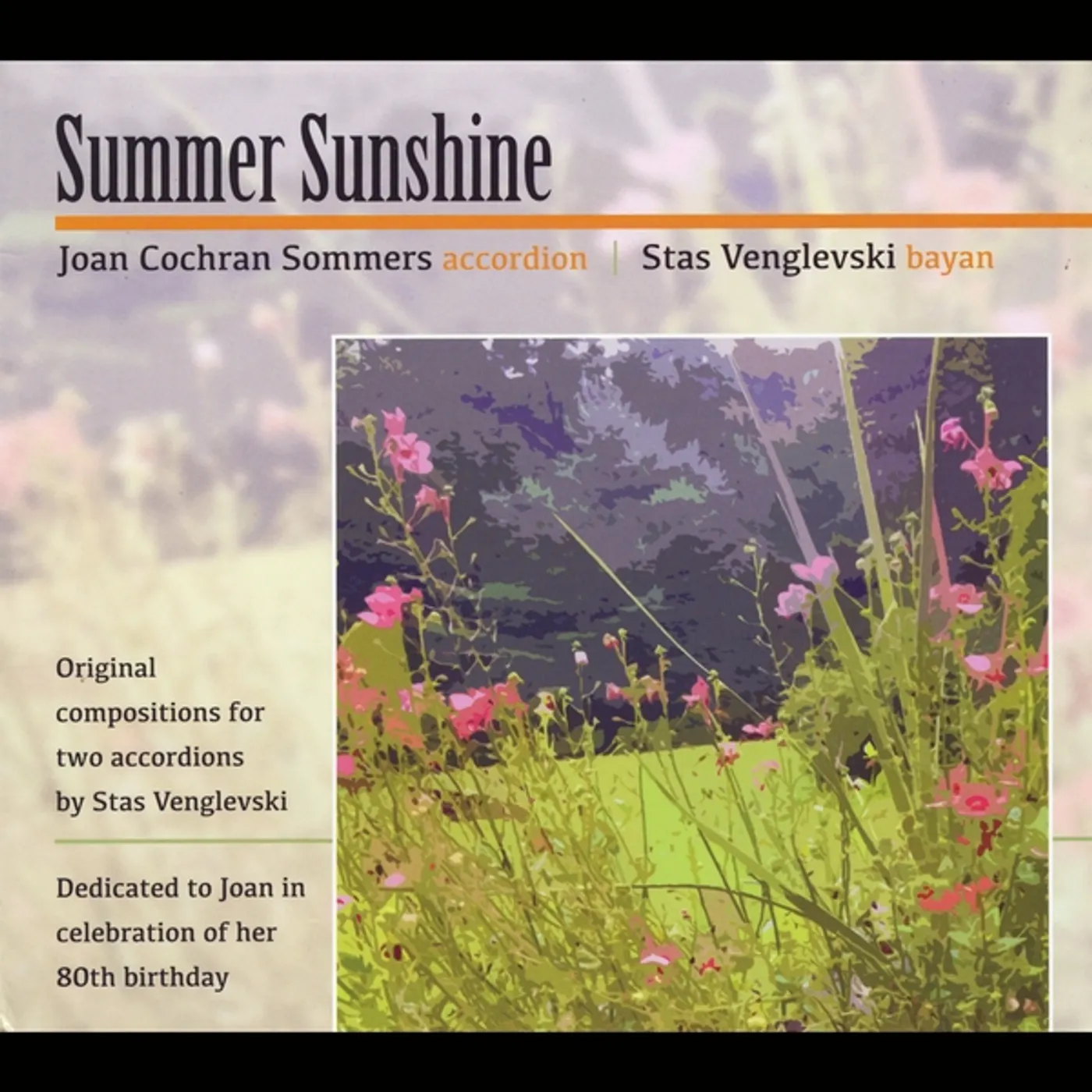 Stas Venglevski SUMMER SUNSHINE CD