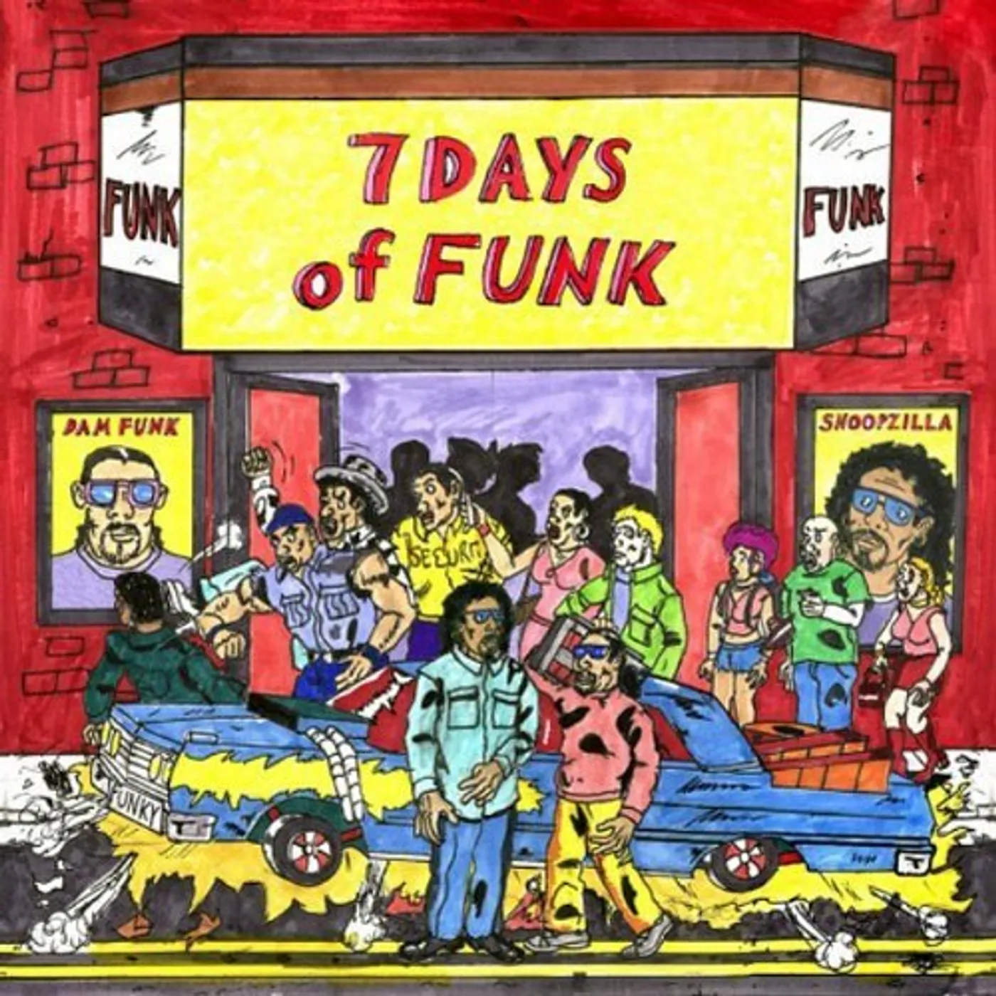 7 Days Of Funk / Faden Away (8 X 7  Box Vinyl Record