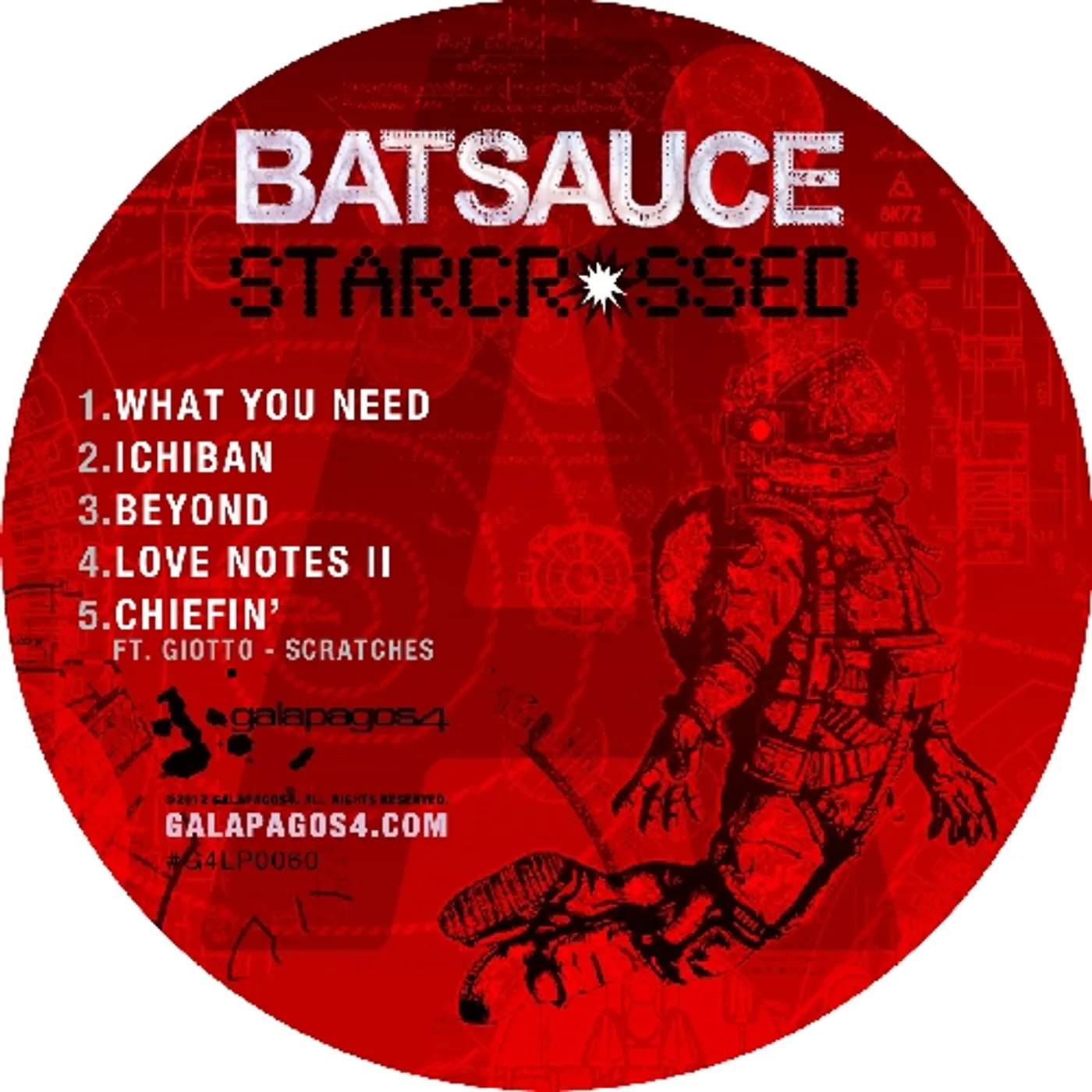 Batsauce STARCROSSED Vinyl Record