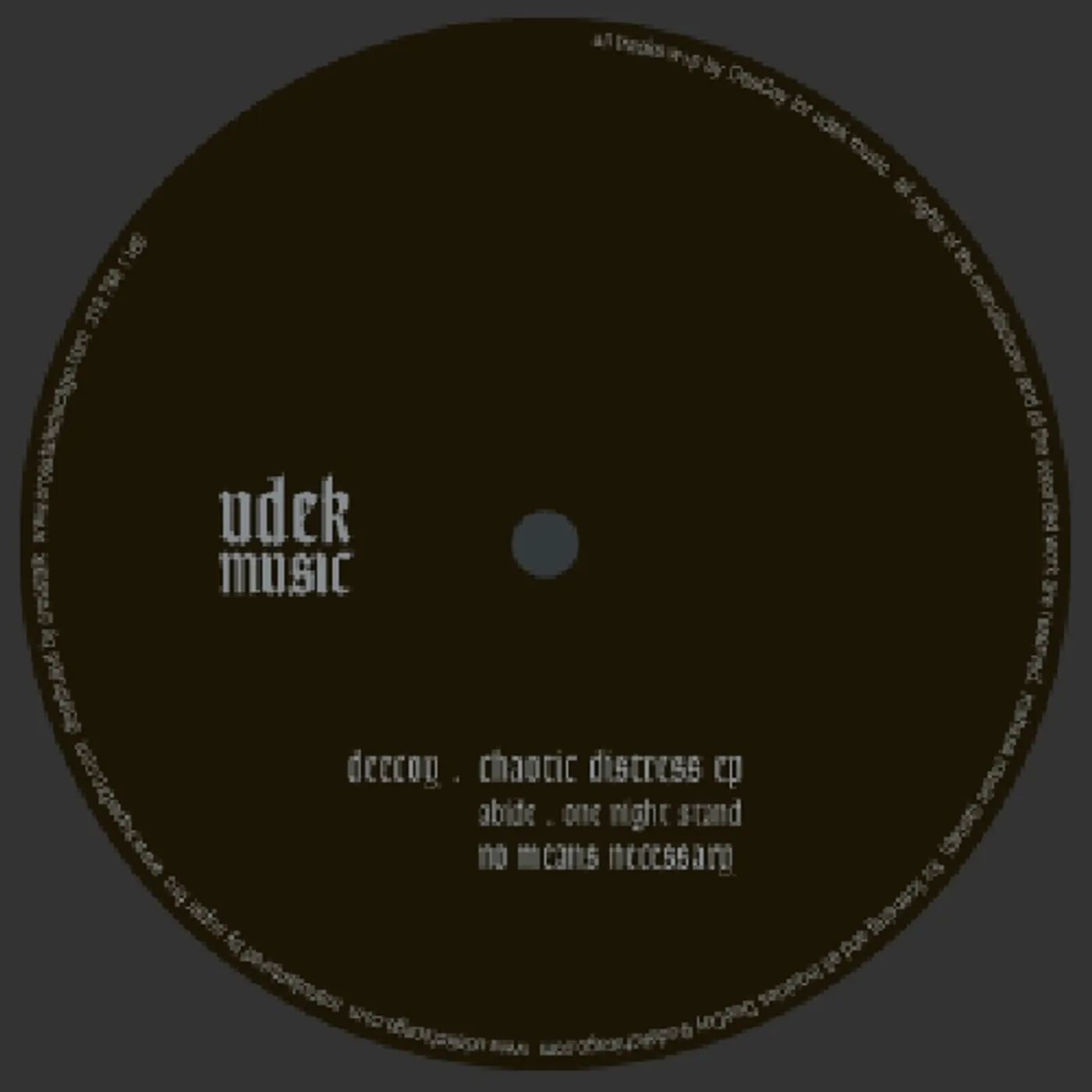 DeeCoy CHAOTIC DISTRESS Vinyl Record