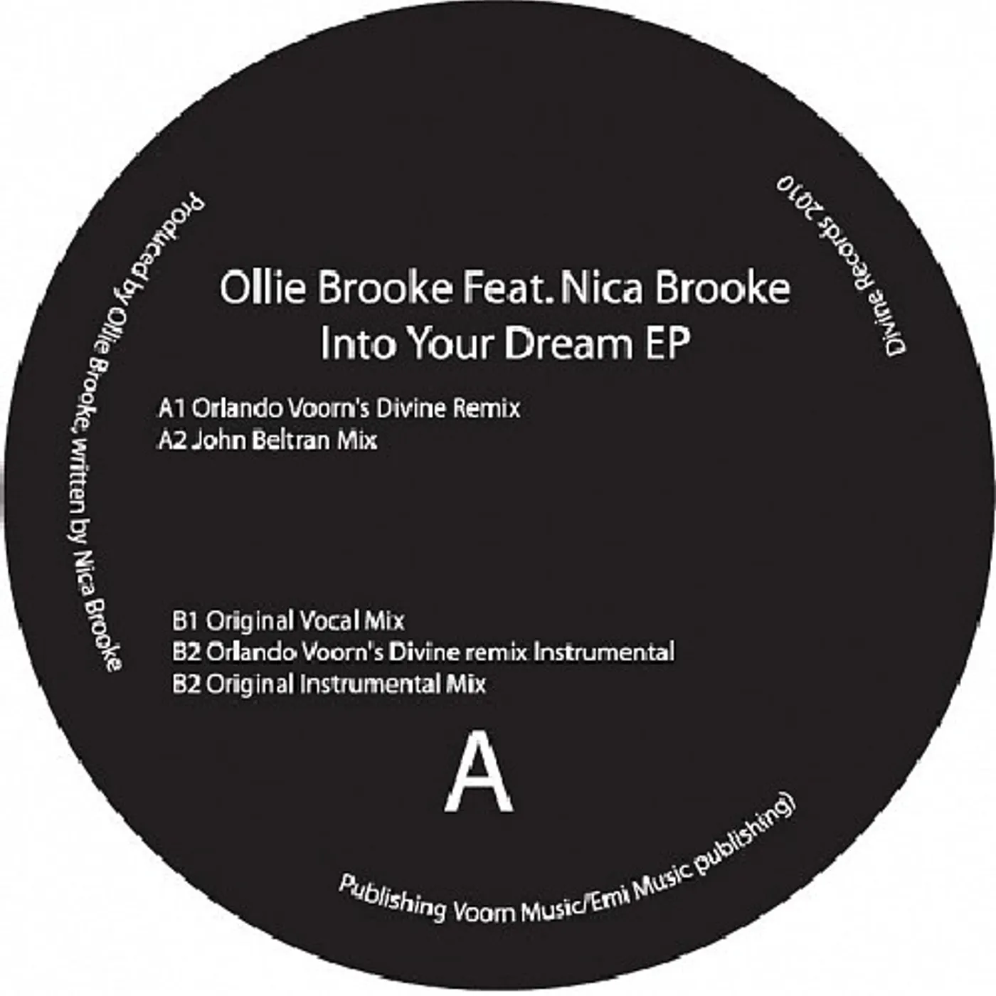 Ollie Brooke INTO YOUR DREAM Vinyl Record